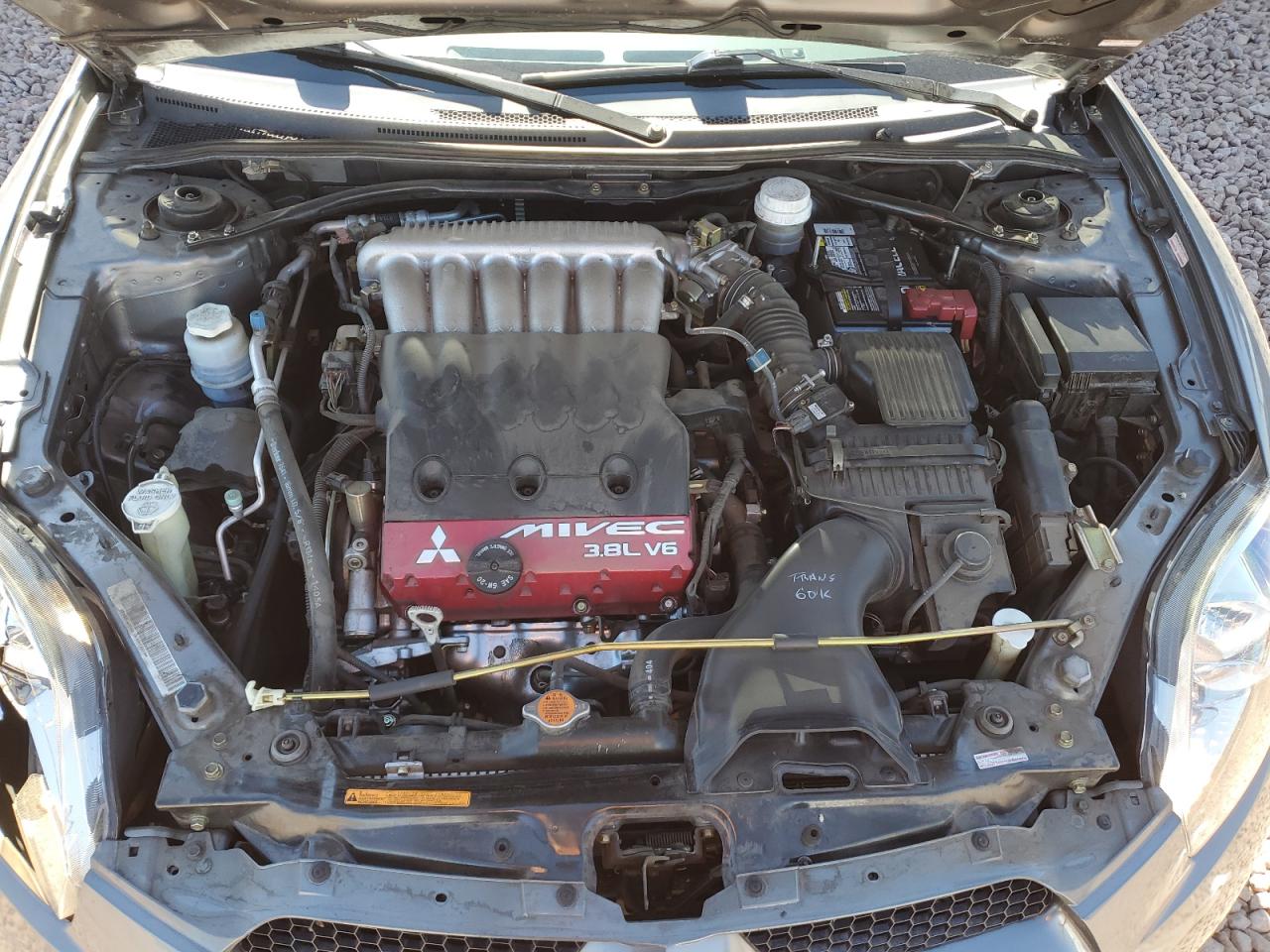 2006 Mitsubishi Eclipse VIN 4A3AK34T06E010458 Copart auction photo, front end damage thumbnail 12