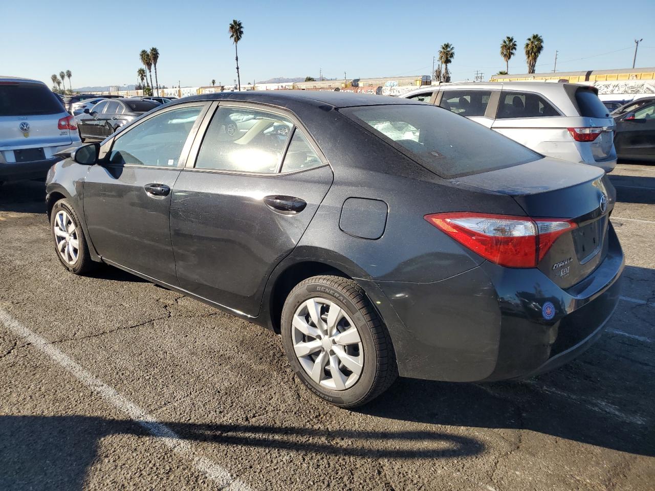 2015 Toyota Corolla VIN 2T1BURHE1FC479948 Copart auction photo, front end / side damage thumbnail 2