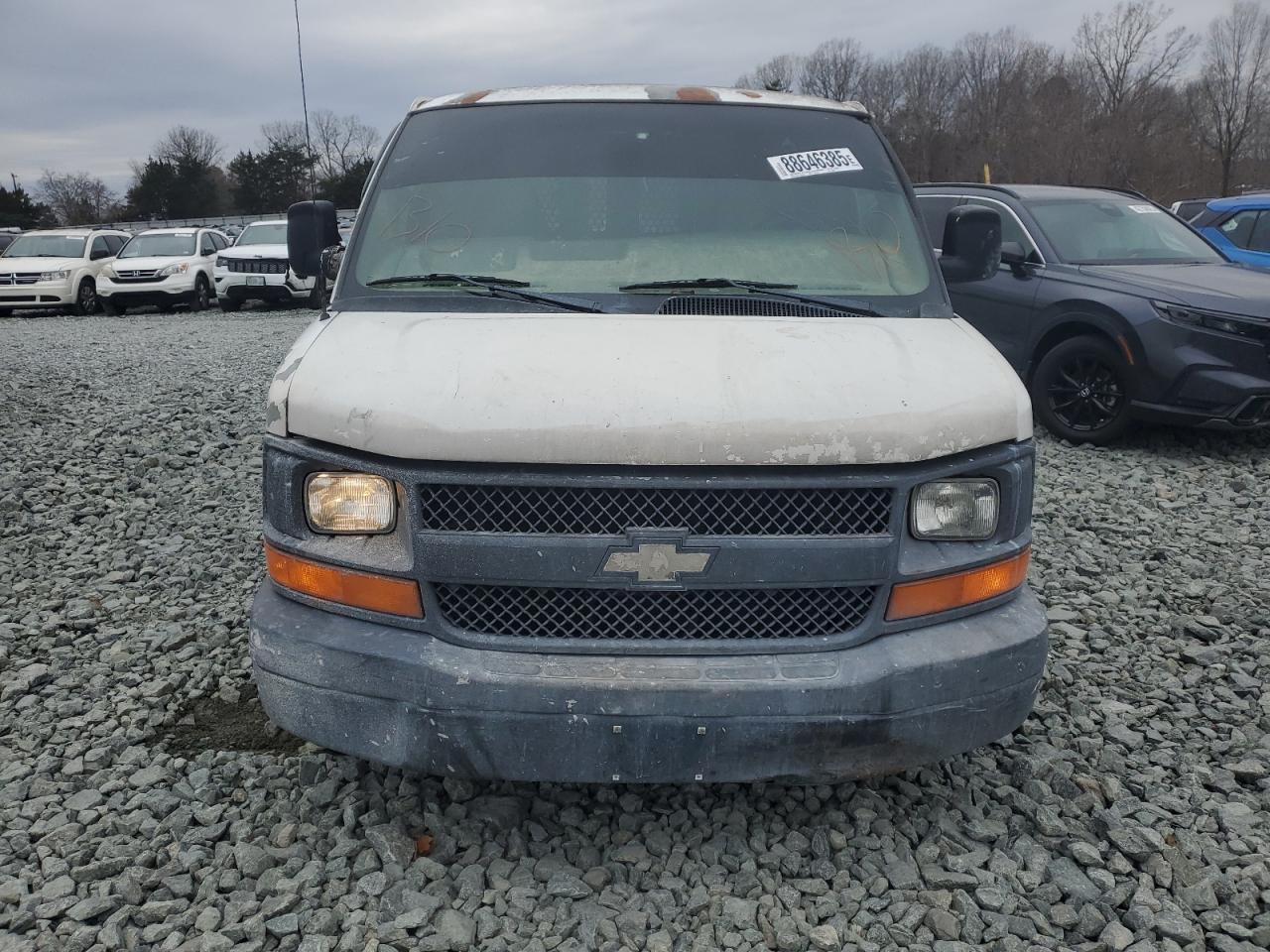 2009 Chevrolet Express VIN 1GCGG25C291155391 Copart auction photo, rear end damage thumbnail 5