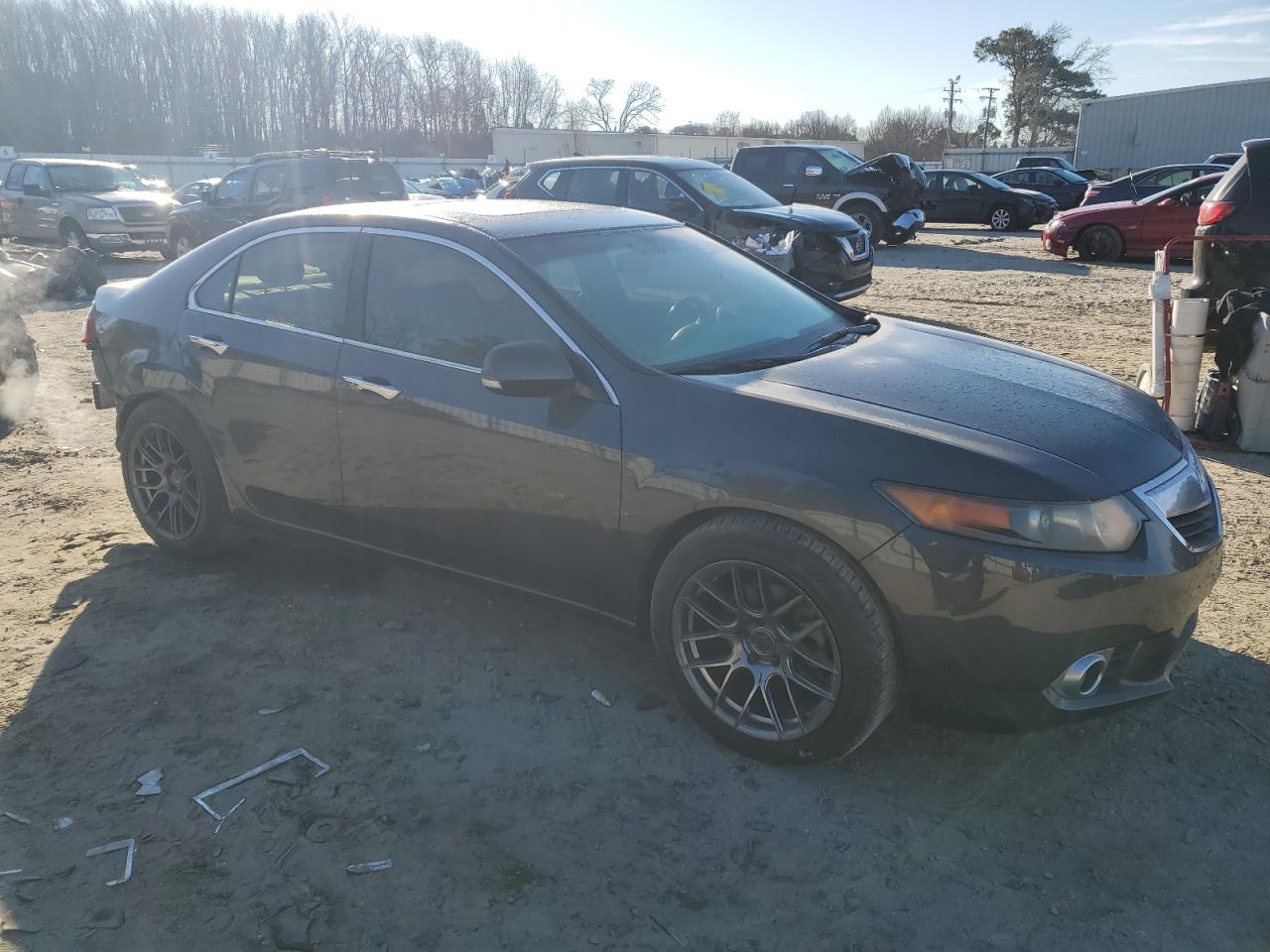 2014 Acura TSX VIN JH4CU2F69EC002777 Copart auction photo, rear end / minor dent/scratches damage thumbnail 4