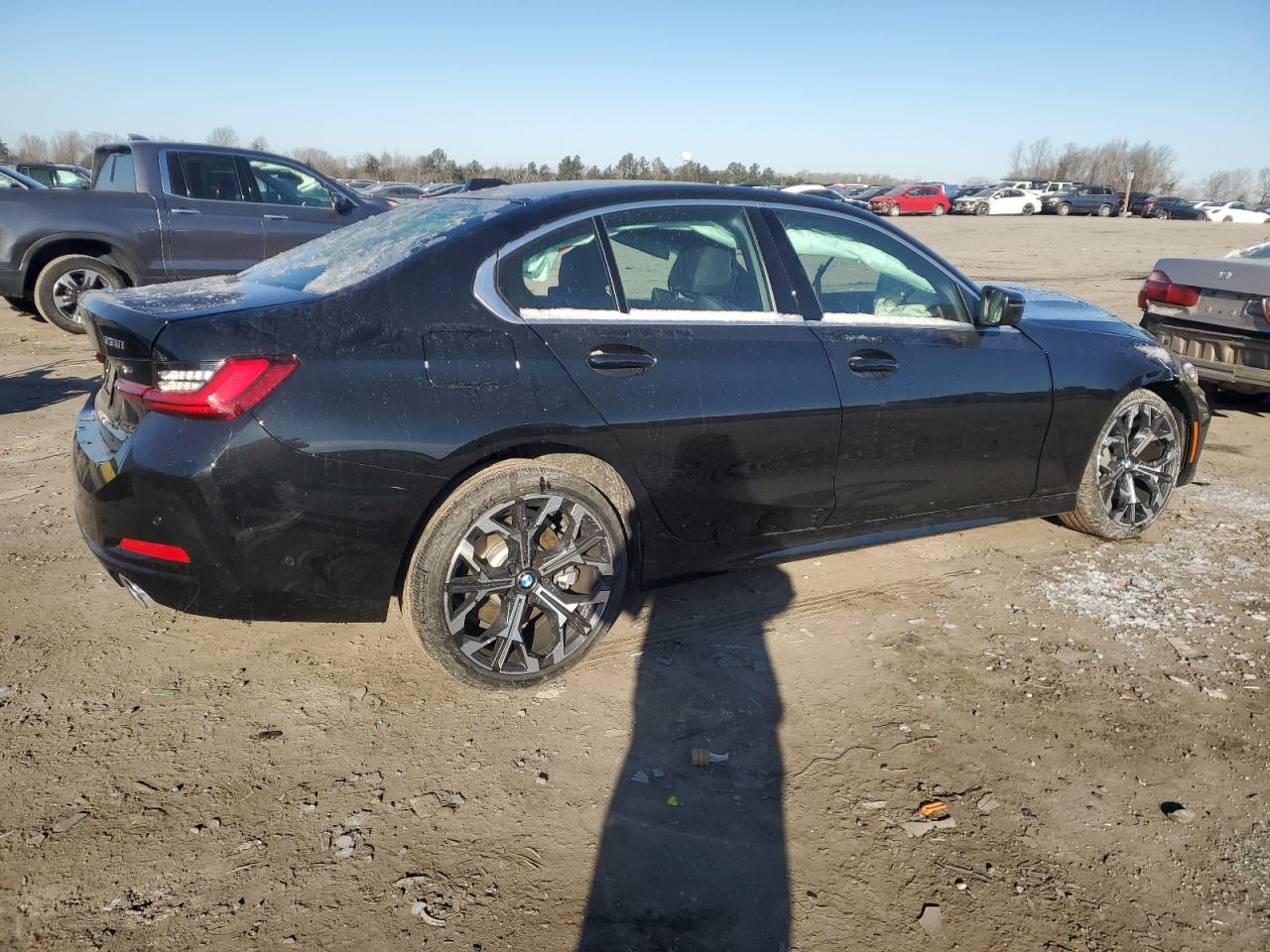2025 BMW 3er VIN 3MW89CW06S8F01546 Copart auction photo, front end / undercarriage damage thumbnail 3