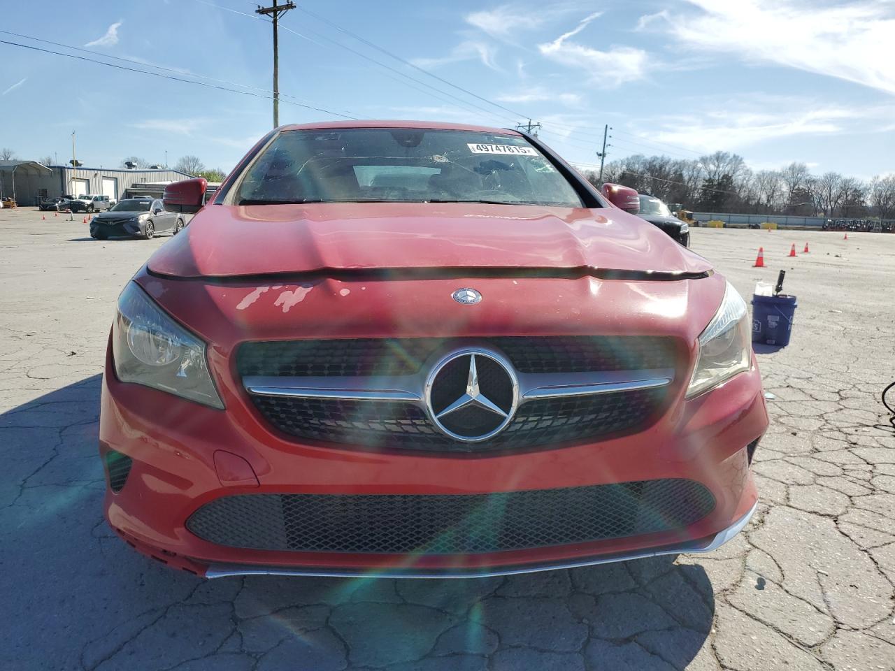 2017 Mercedes-Benz CLA-klasse VIN WDDSJ4EB8HN398196 Copart auction photo, front end damage thumbnail 5