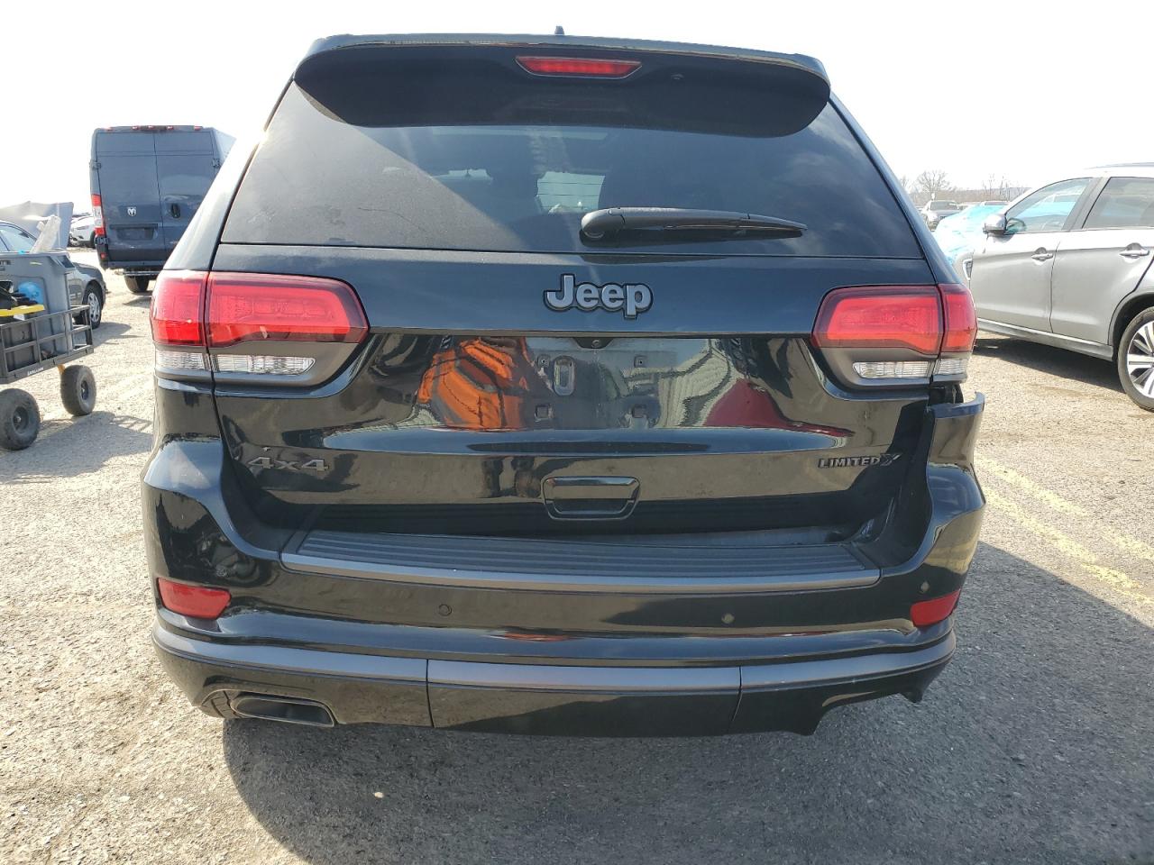 2019 Jeep Grand Cherokee VIN 1C4RJFBG7KC669000 Copart auction photo, side / front end damage thumbnail 6