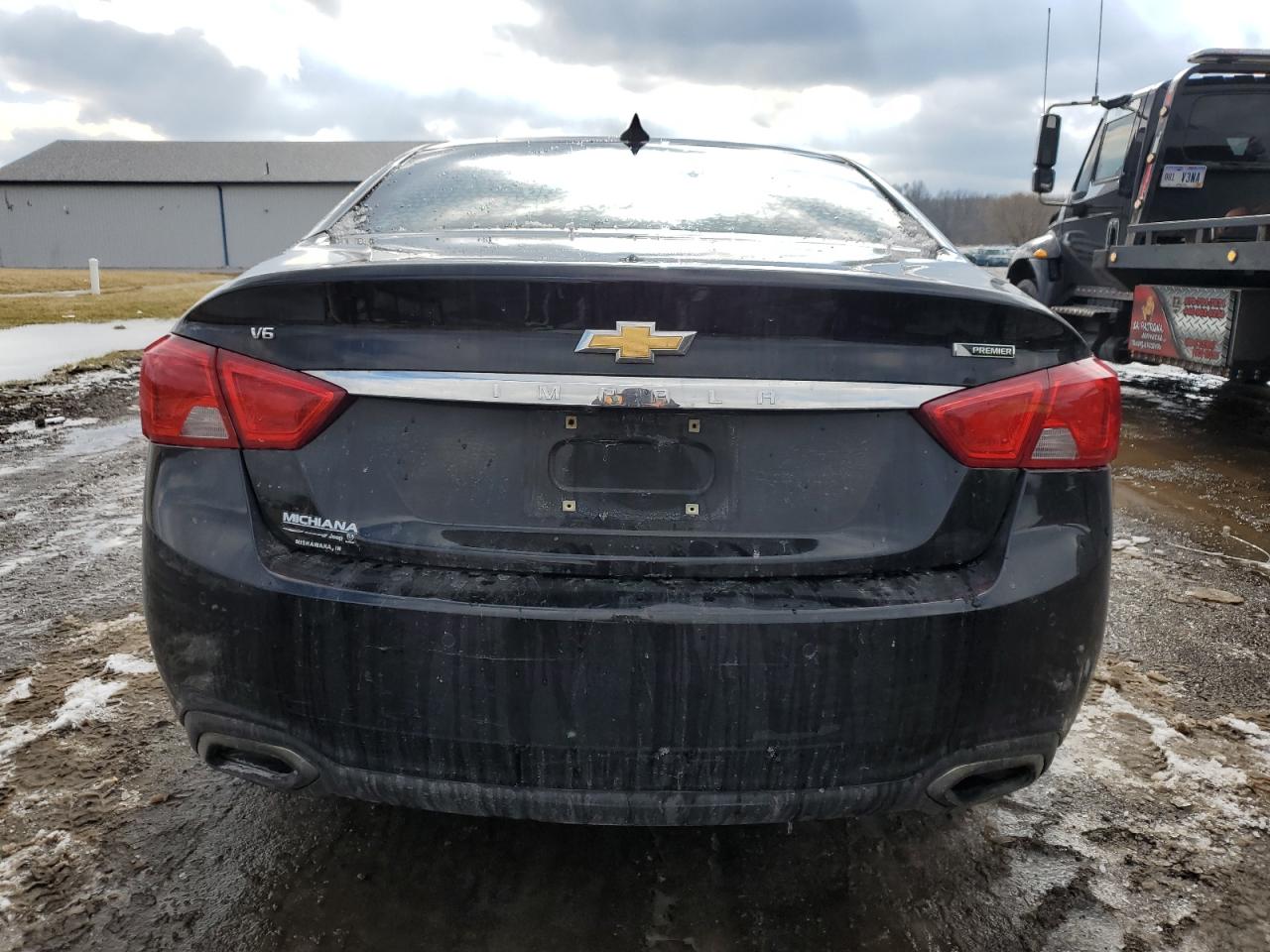 2018 Chevrolet Impala VIN 2G1125S33J9142118 Copart auction photo, front end / side damage thumbnail 6