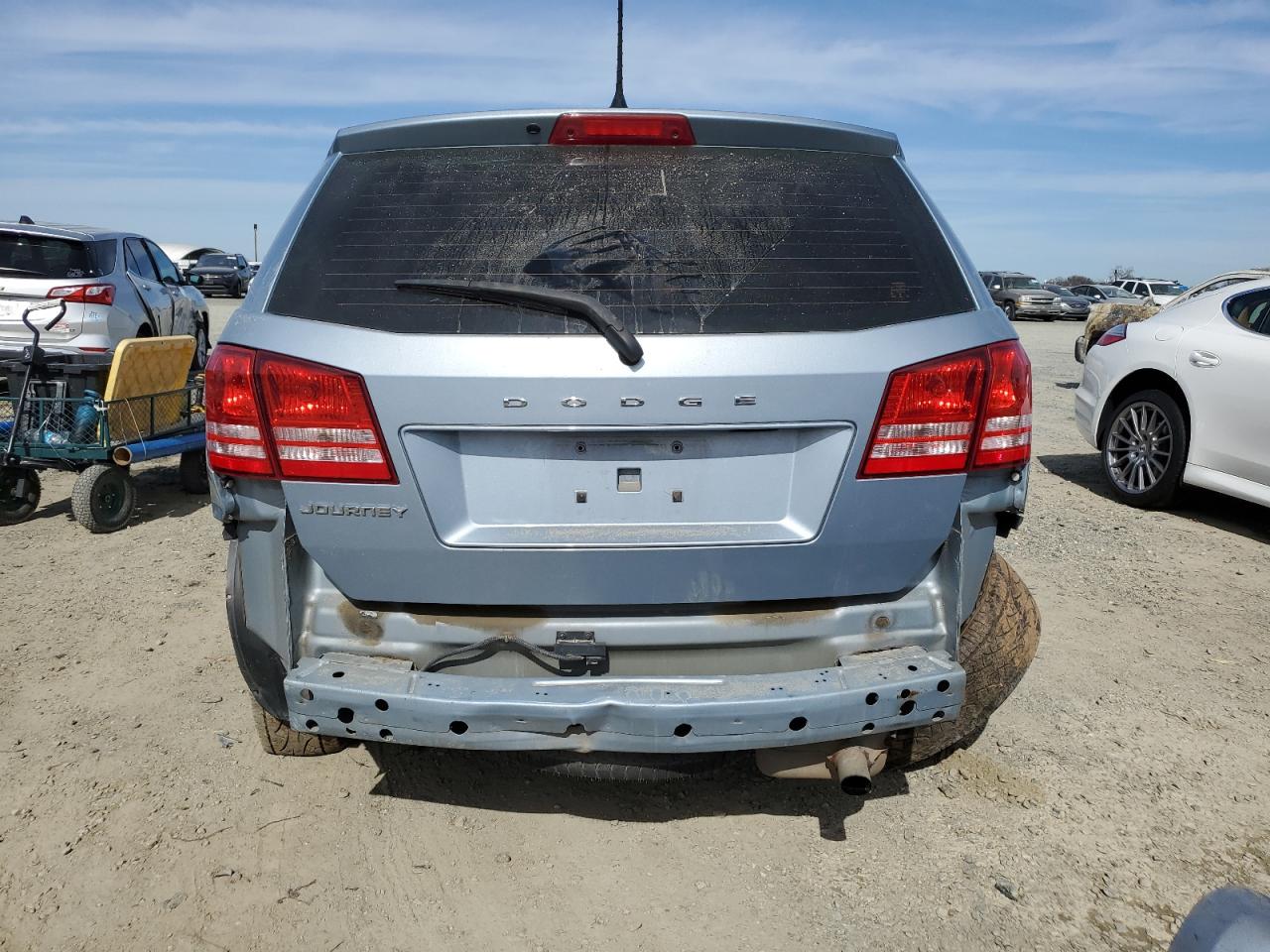2013 Dodge Journey VIN 3C4PDCAB2DT571972 Copart auction photo, rear end / side damage thumbnail 6