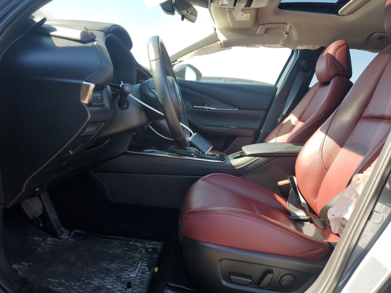 2022 Mazda CX-30 VIN 3MVDMBCL7NM455308 Copart auction photo, side / rear end damage thumbnail 7
