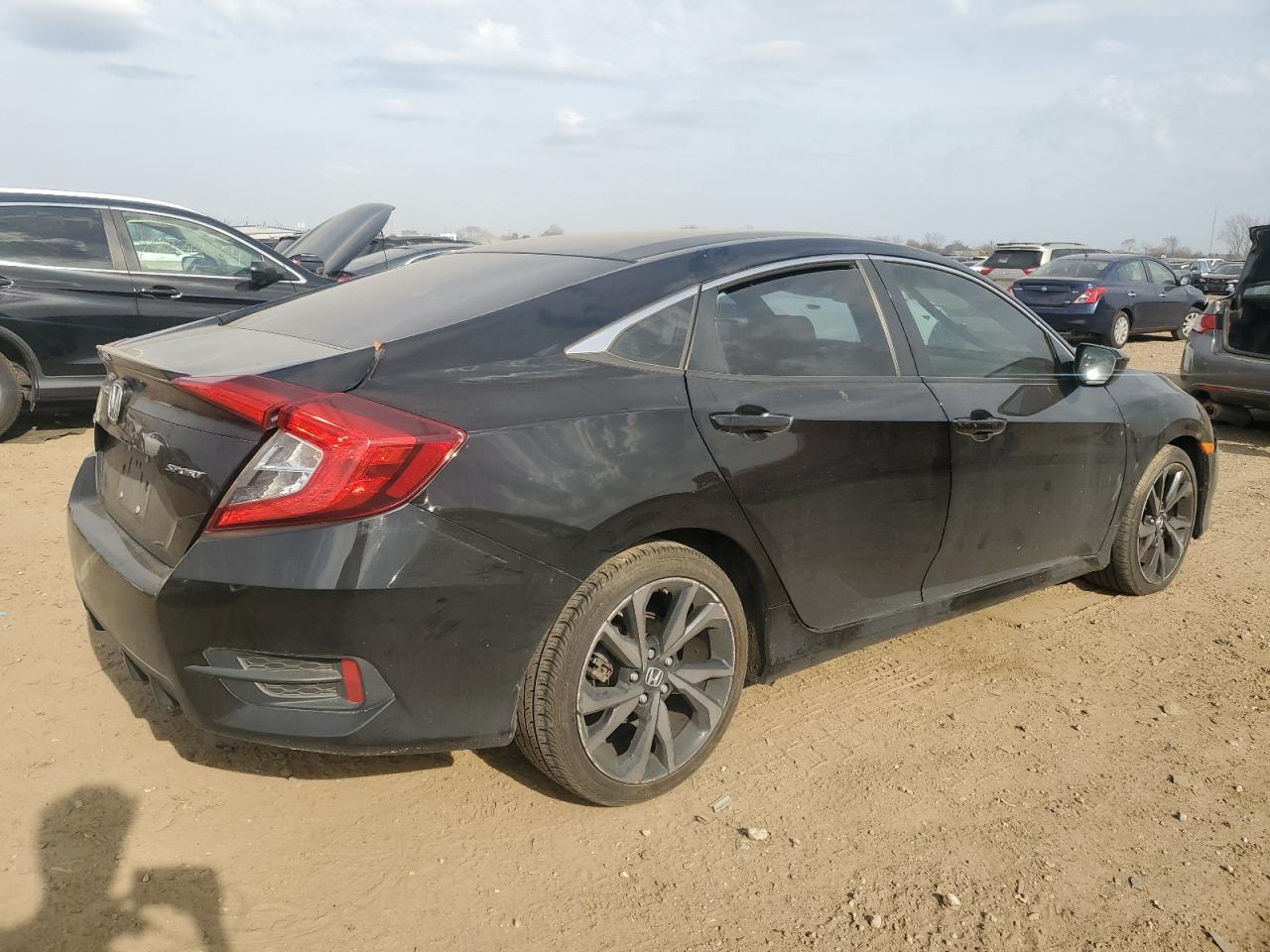 2020 Honda Civic VIN 2HGFC2F83LH511732 Copart auction photo, front end / minor dent/scratches damage thumbnail 3