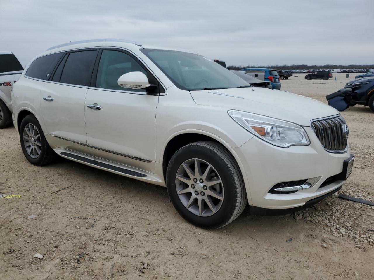 2015 Buick Enclave VIN 5GAKRBKD1FJ309202 Copart auction photo, rear end / side damage thumbnail 4