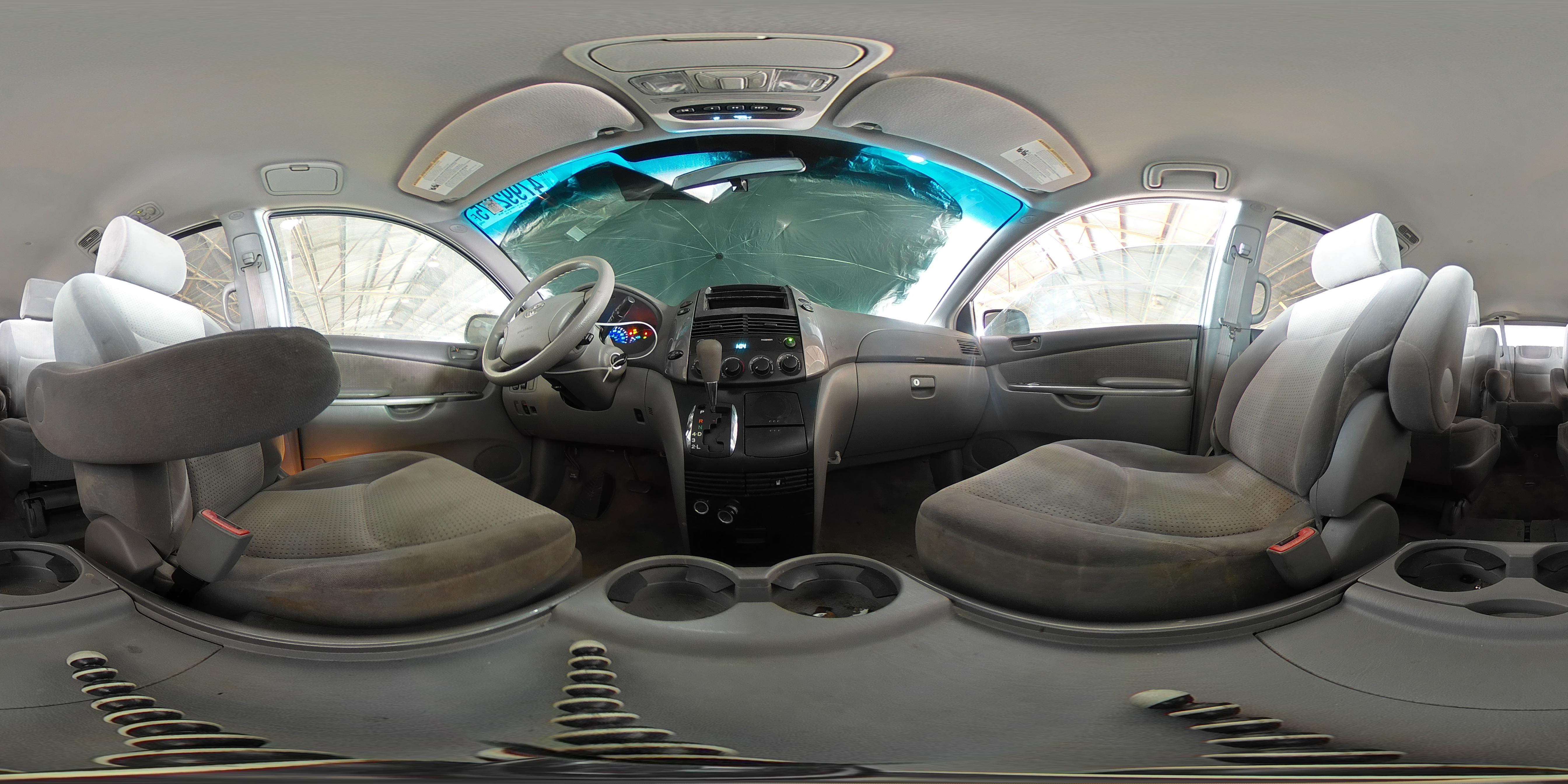 2010 Toyota Sienna VIN 5TDKK4CC9AS297333 Copart auction photo, rear end / side damage thumbnail 14