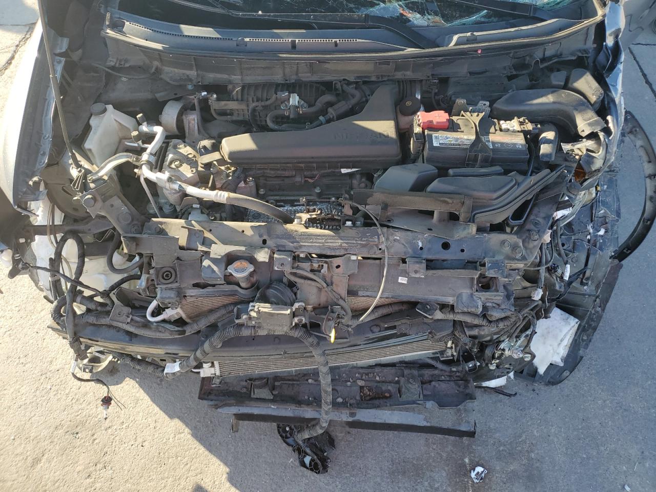 2020 Nissan Rogue VIN 5N1AT2MT3LC730351 Copart auction photo, front end / side damage thumbnail 12