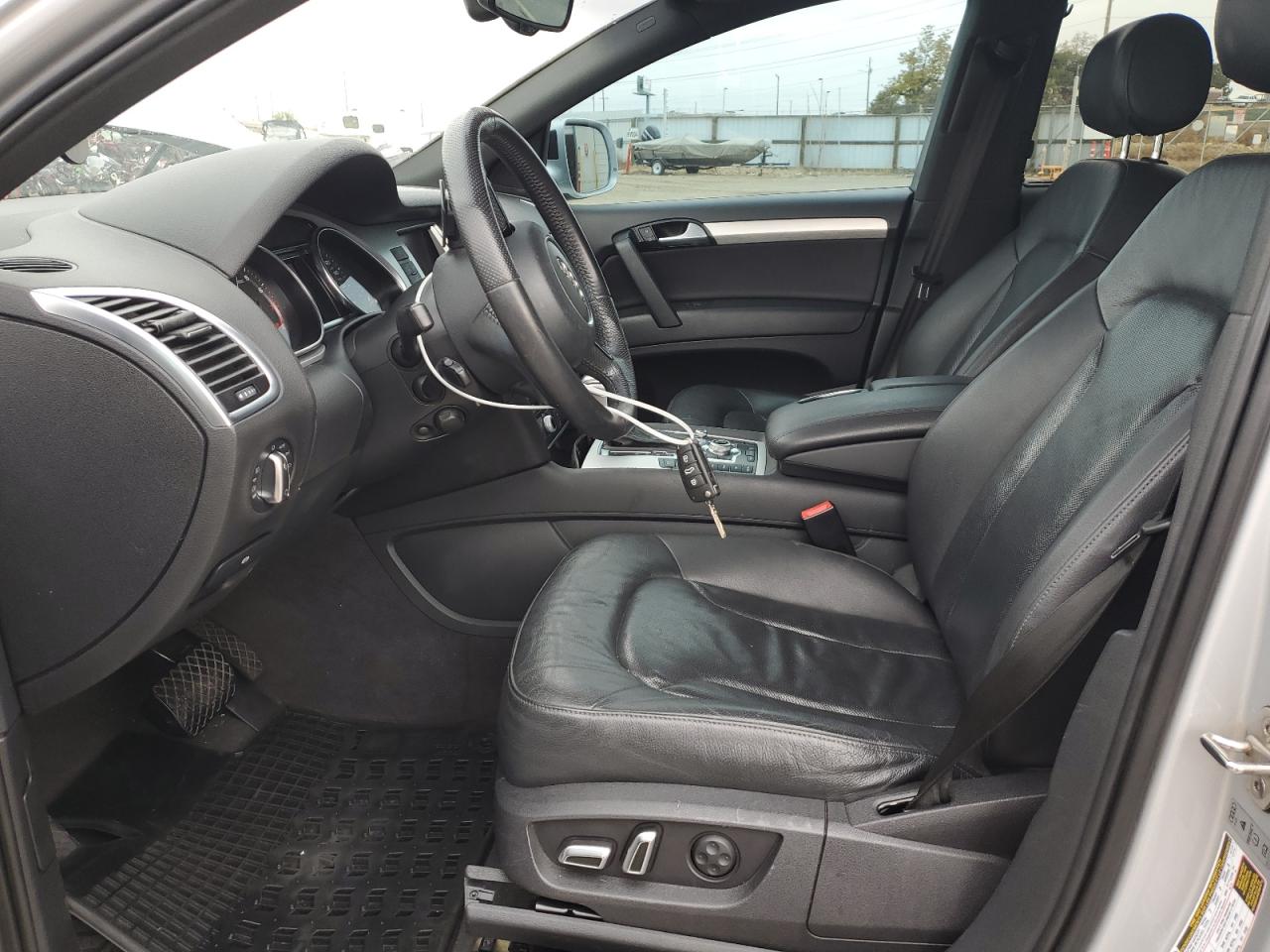 2014 Audi Q7 VIN WA1DGBFE9ED004764 Copart auction photo, side damage thumbnail 7