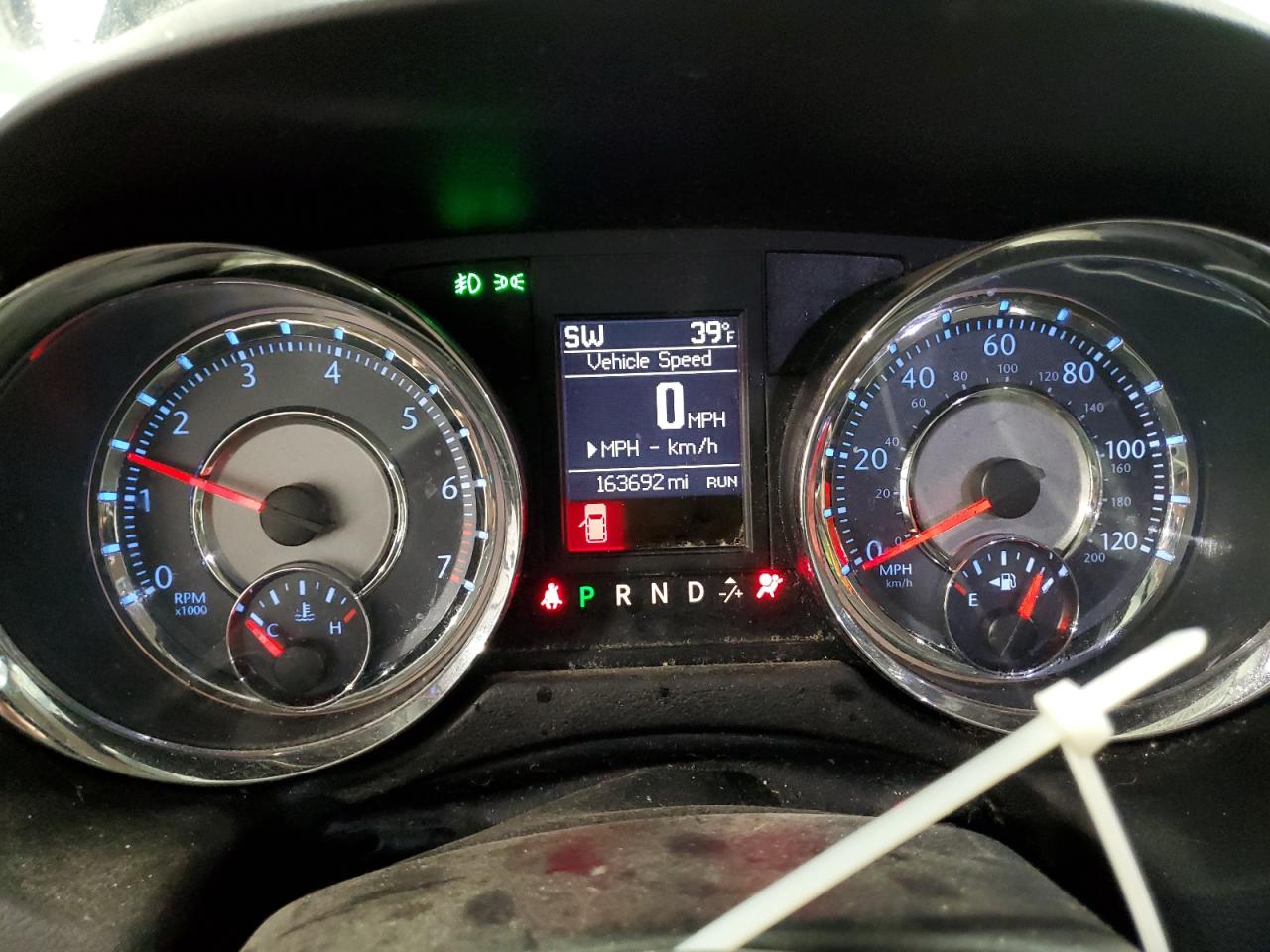 2014 Chrysler Town & Country VIN 2C4RC1CG3ER138853 Copart auction photo, front end damage thumbnail 9
