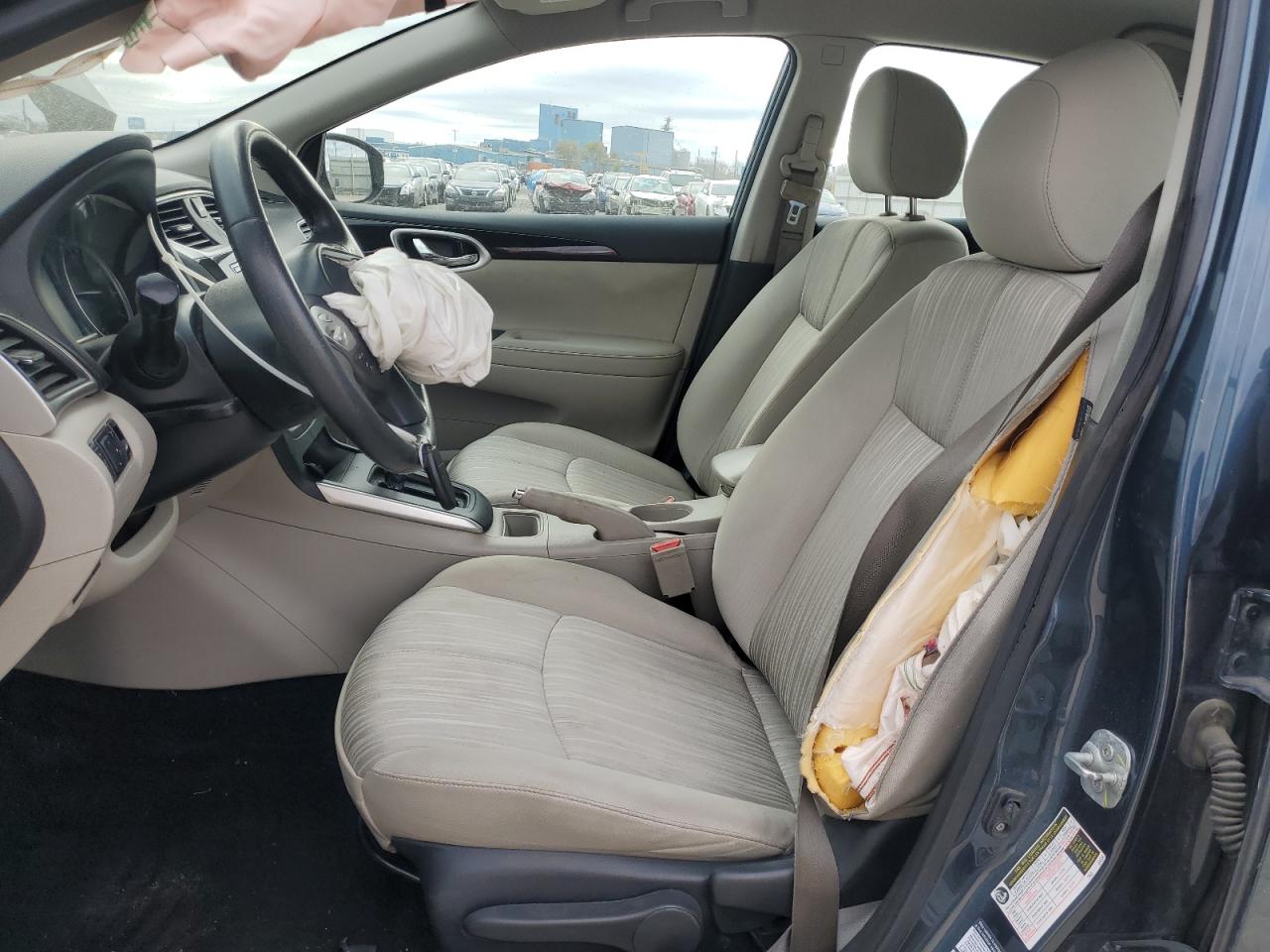 2016 Nissan Sentra VIN 3N1AB7AP0GY210829 Copart auction photo, front end / side damage thumbnail 7