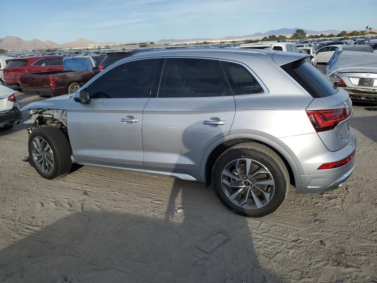 2023 Audi Q5 VIN WA1EAAFY1P2077099 Copart auction photo, front end damage thumbnail 2