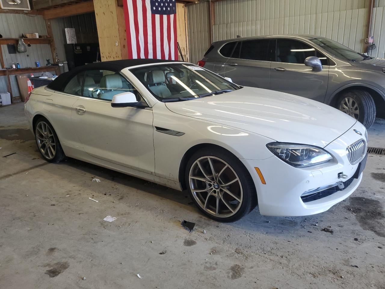 2014 BMW 6er VIN WBAYP1C56ED216394 Copart auction photo, mechanical damage thumbnail 4