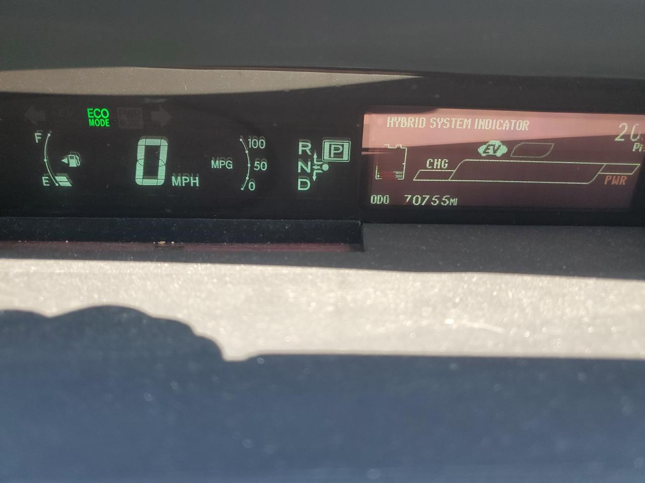 2013 Toyota Prius VIN JTDKN3DU4D5582427 Copart auction photo, front end damage thumbnail 9