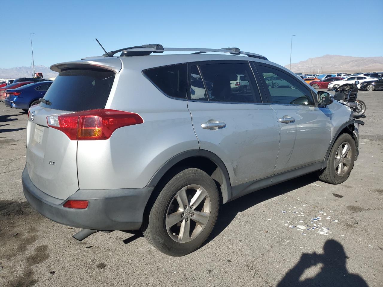 2013 Toyota RAV 4 VIN JTMWFREV8D5001553 Copart auction photo, front end / rear end damage thumbnail 3