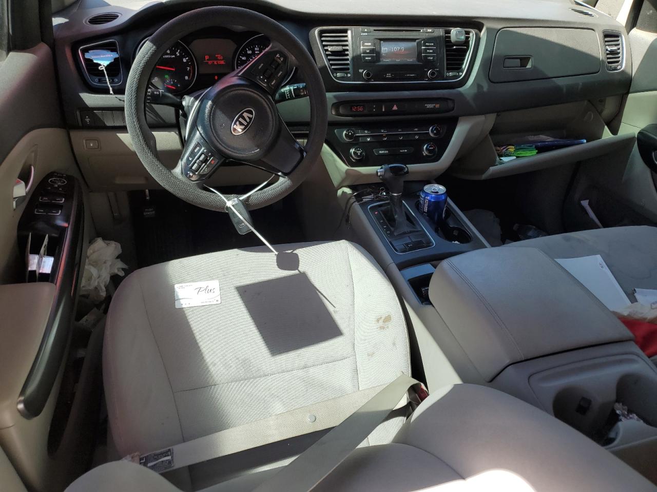 2015 KIA Sedona VIN KNDMB5C10F6062128 Copart auction photo, vandalism damage thumbnail 8
