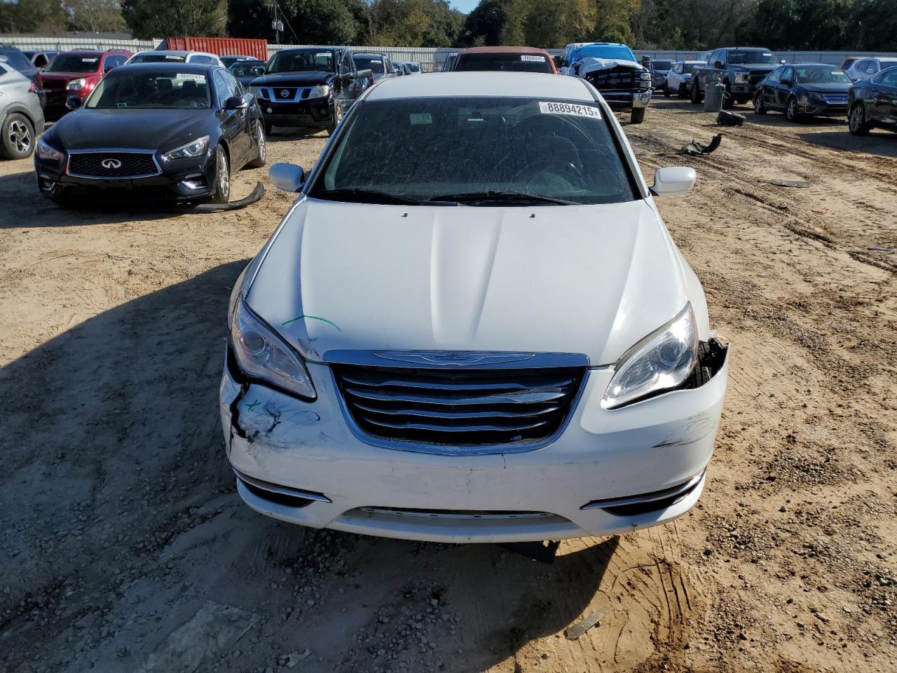 2012 Chrysler 200 VIN 1C3CCBBB5CN166668 Copart auction photo, front end / minor dent/scratches damage thumbnail 5