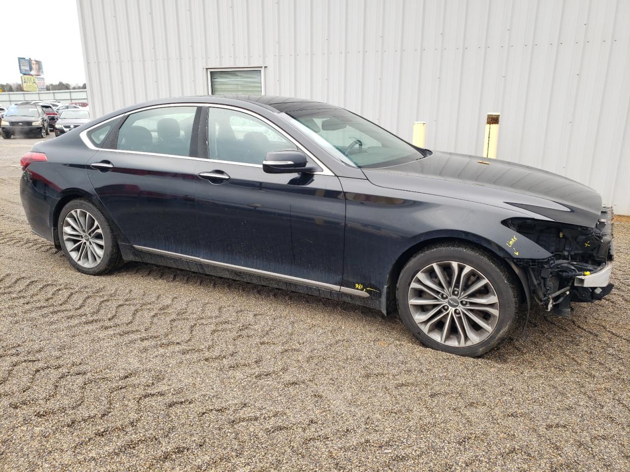 2016 Hyundai Genesis VIN KMHGN4JE1GU108787 Copart auction photo, front end / minor dent/scratches damage thumbnail 4