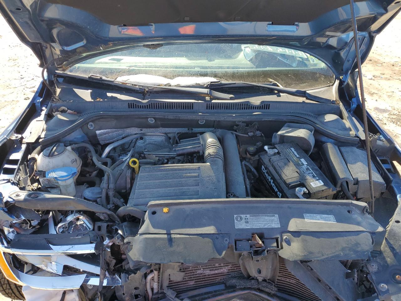 2016 Volkswagen Jetta VIN 3VW167AJ2GM371734 Copart auction photo, front end / side damage thumbnail 13