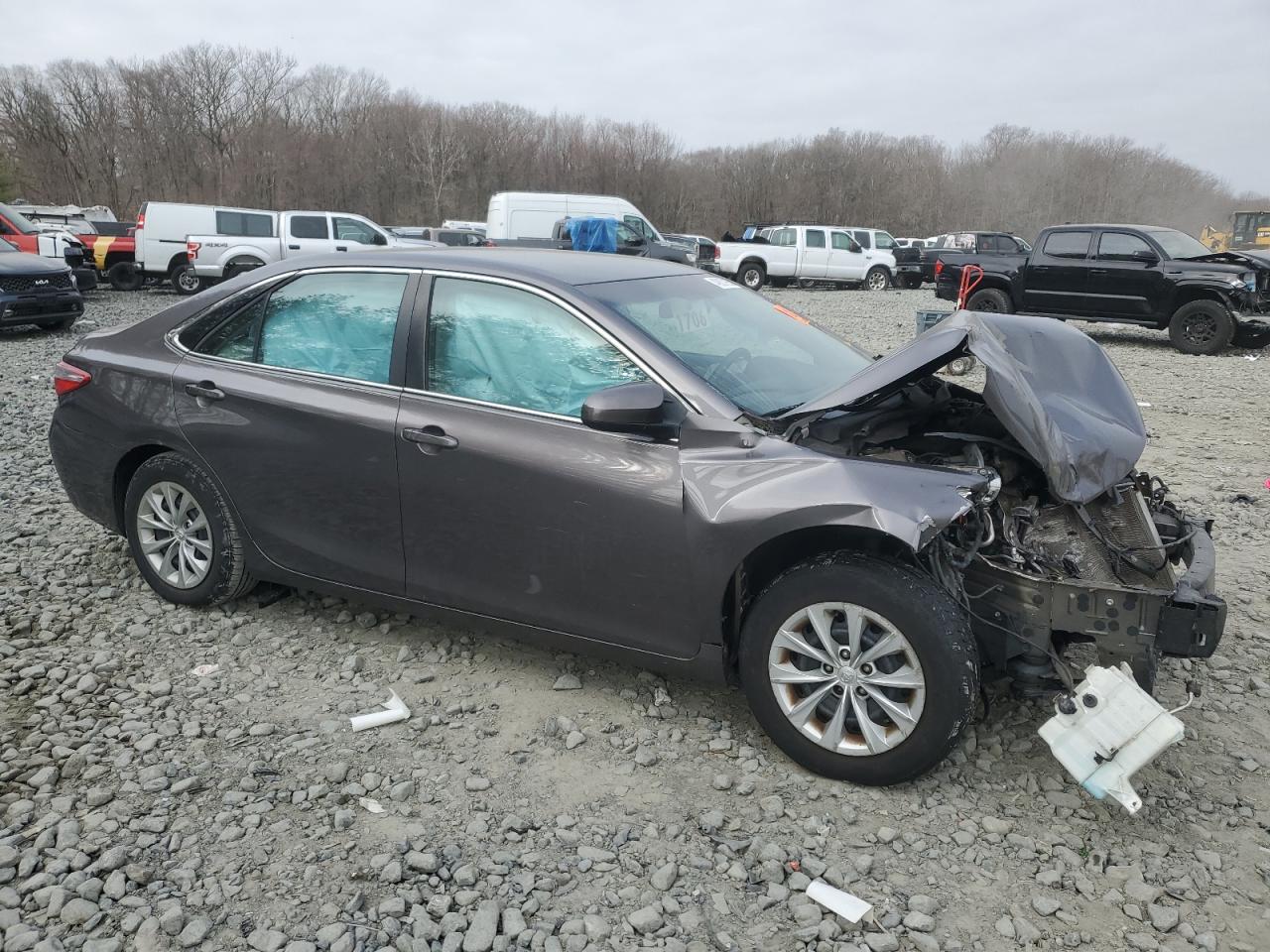 2015 Toyota Camry VIN 4T1BF1FKXFU031159 Copart auction photo, front end / rear end damage thumbnail 4