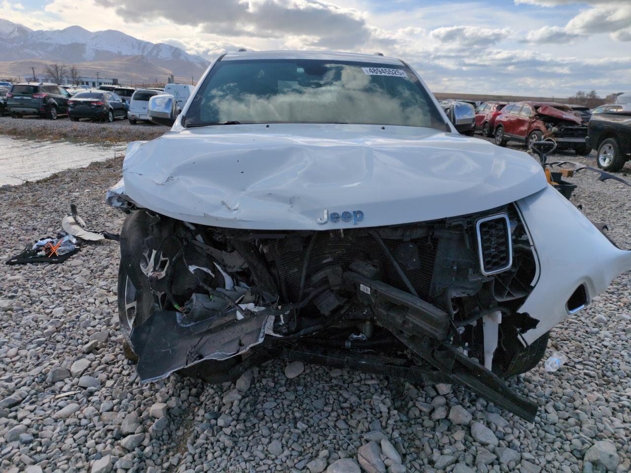 2020 Jeep Grand Cherokee VIN 1C4RJEBG8LC338101 Copart auction photo, front end damage thumbnail 5
