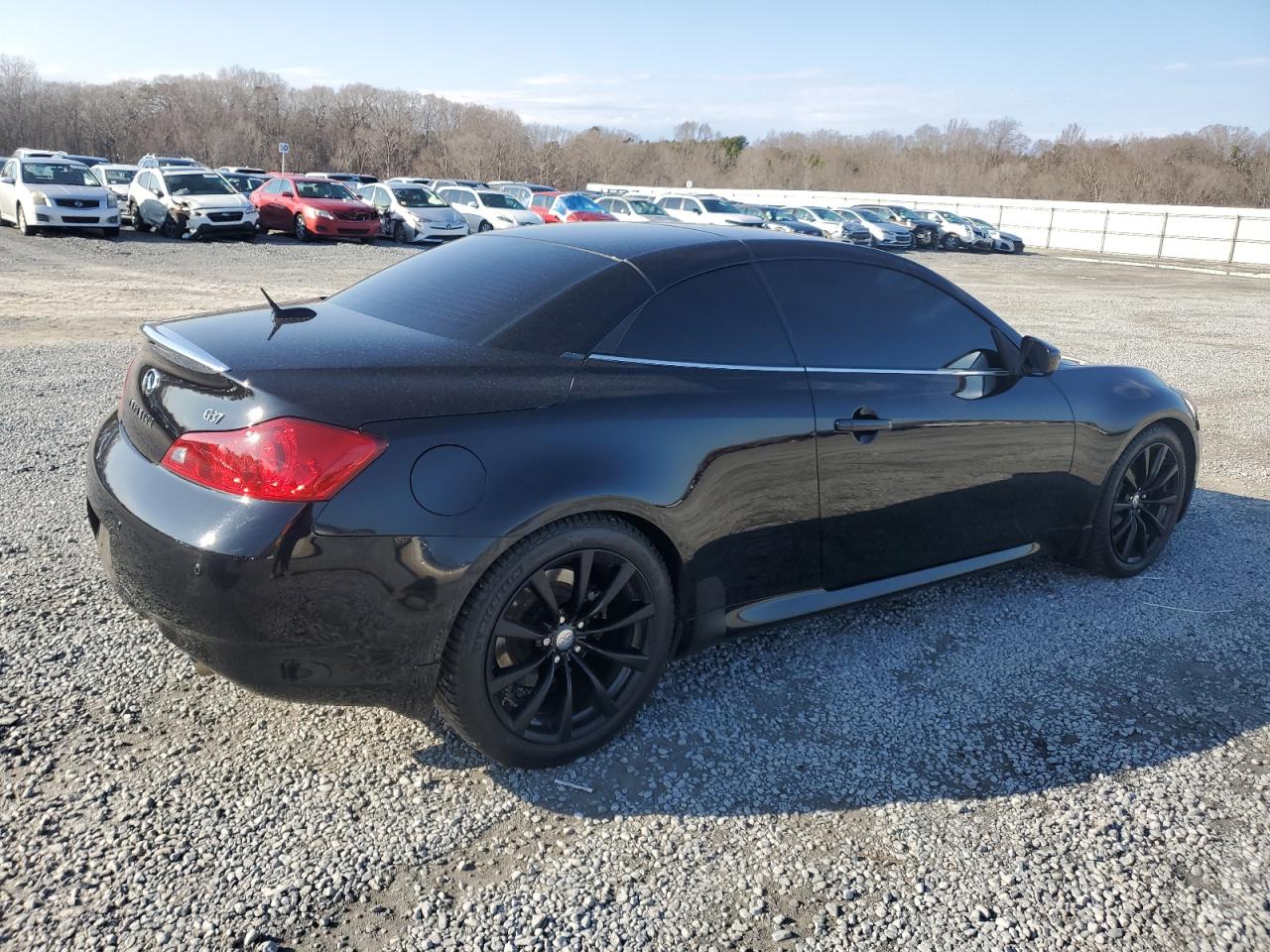 2010 Infiniti G VIN JN1CV6FE9AM352527 Copart auction photo, rear end / side damage thumbnail 3