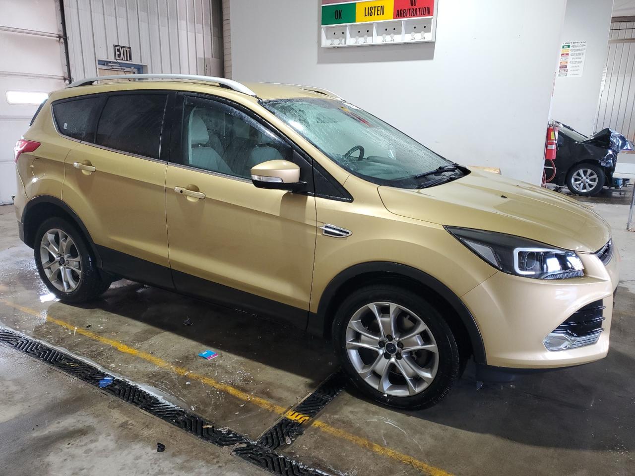 2014 Ford Escape VIN 1FMCU9J90EUC66259 Copart auction photo, rear end damage thumbnail 4