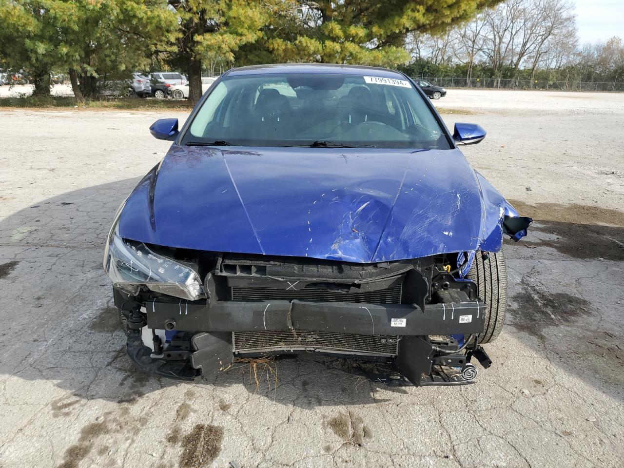 2022 Hyundai Elantra VIN KMHLM4AGXNU358822 Copart auction photo, front end damage thumbnail 5