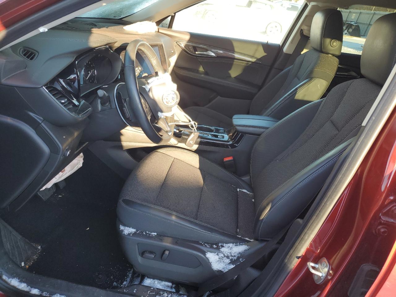2022 Buick Envision VIN LRBAZLR4XND164615 Copart auction photo, front end damage thumbnail 7