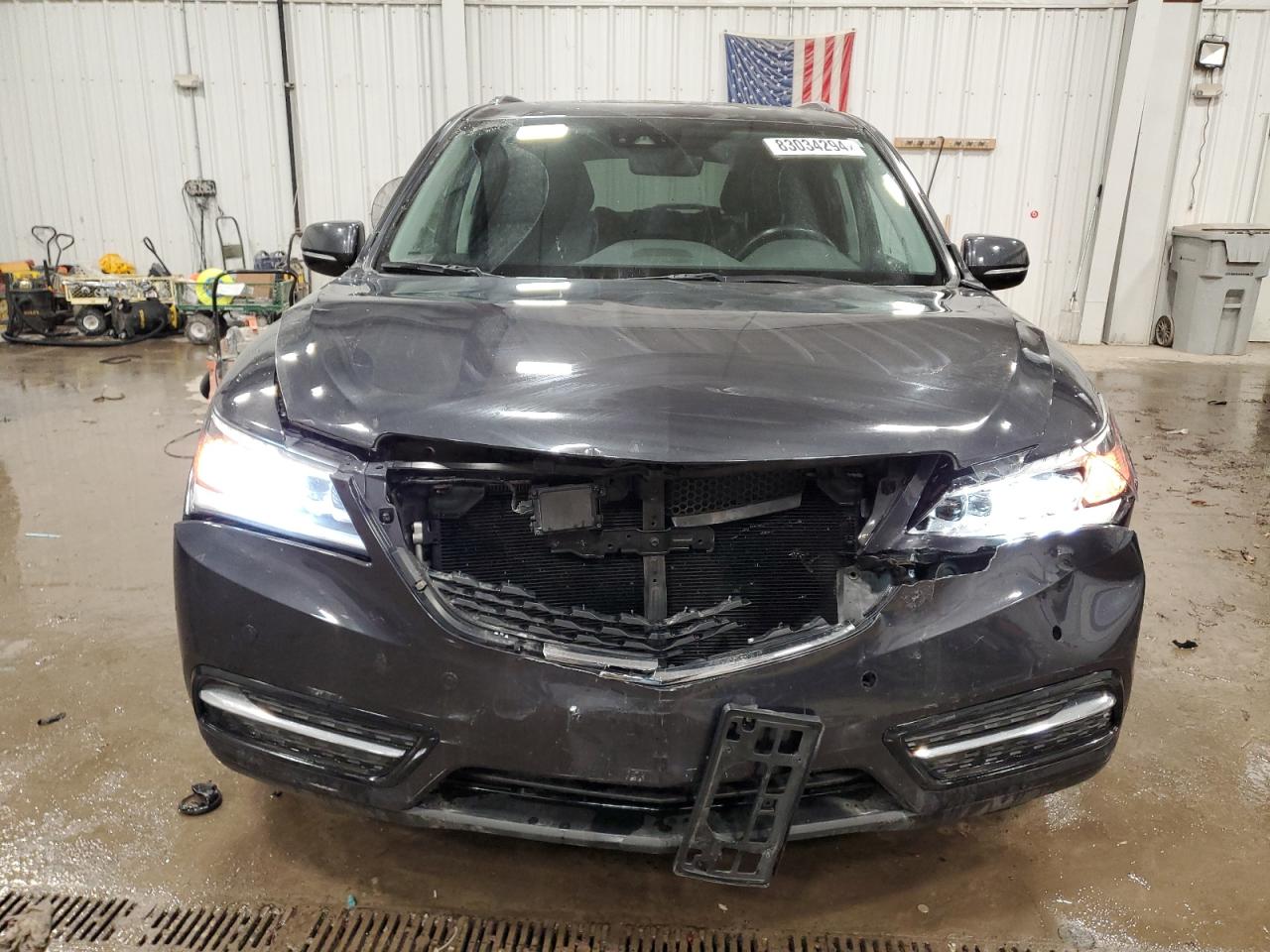 2016 Acura MDX VIN 5FRYD4H98GB024090 Copart auction photo, front end damage thumbnail 5