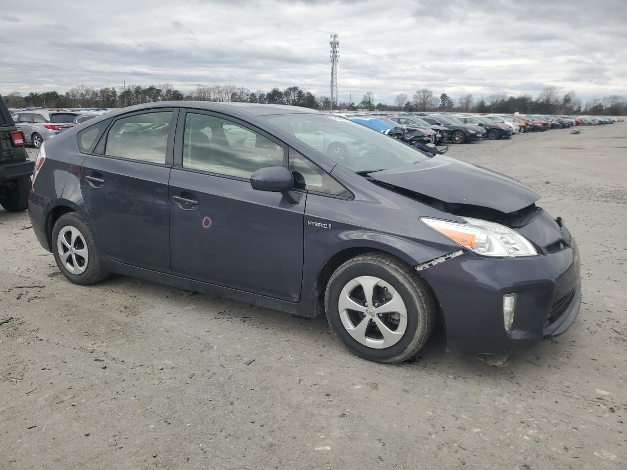 2014 Toyota Prius VIN JTDKN3DU3E0378541 Copart auction photo, front end / minor dent/scratches damage thumbnail 4