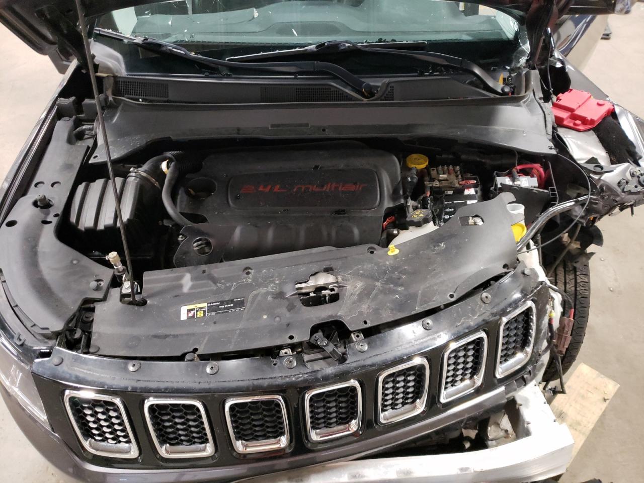 2020 Jeep Compass VIN 3C4NJDBB7LT156620 Copart auction photo, front end damage thumbnail 13