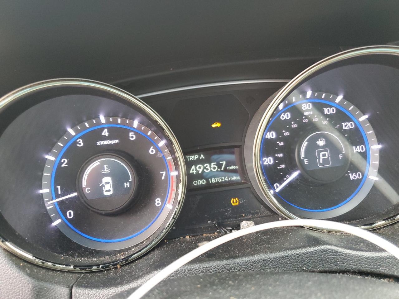 2013 Hyundai Sonata VIN 5NPEB4ACXDH559287 Copart auction photo, vandalism / front end damage thumbnail 9