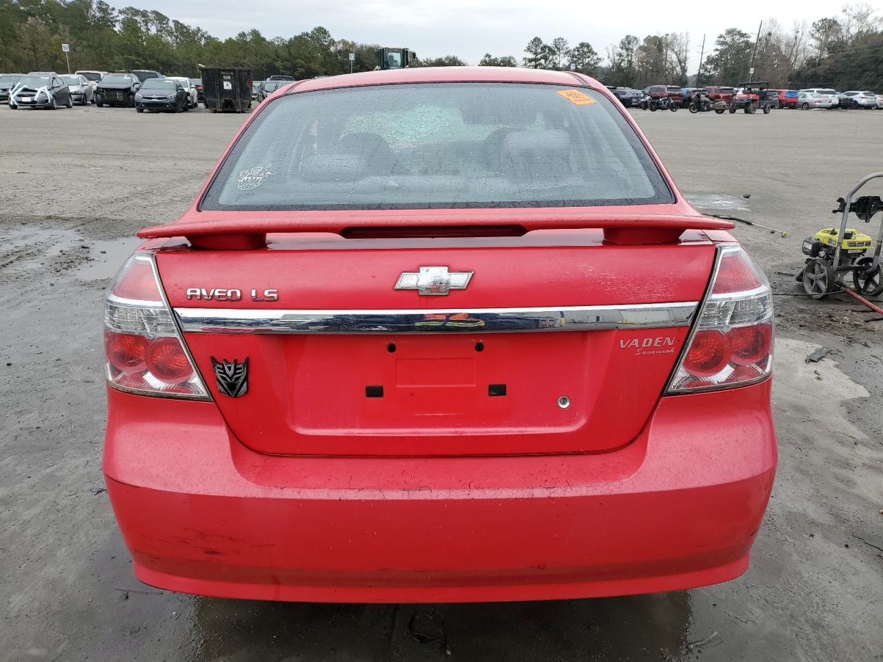 2007 Chevrolet Aveo VIN KL1TD56617B188785 Copart auction photo, front end damage thumbnail 6