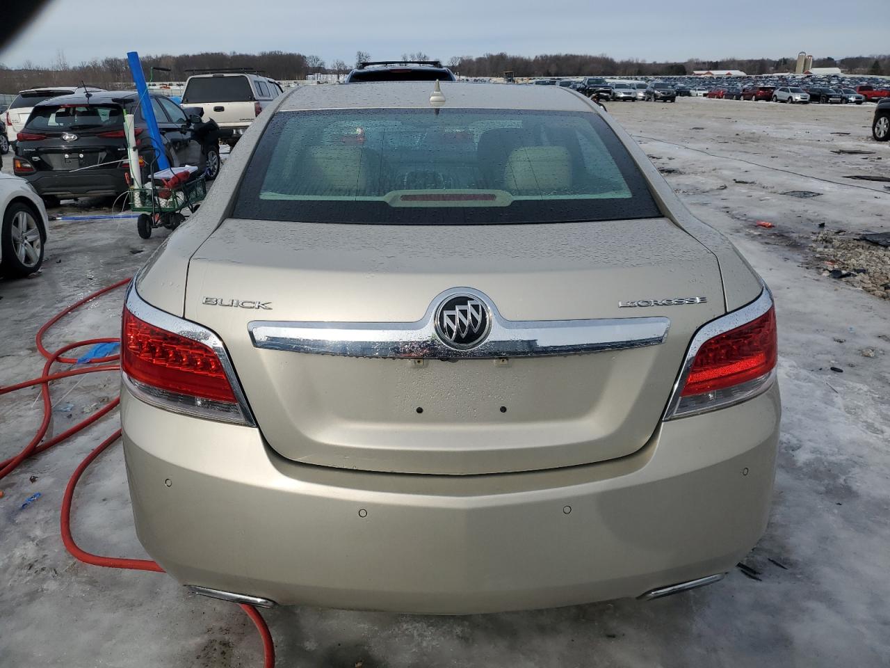 2013 Buick LaCrosse VIN 1G4GH5E30DF212838 Copart auction photo, front end / side damage thumbnail 6