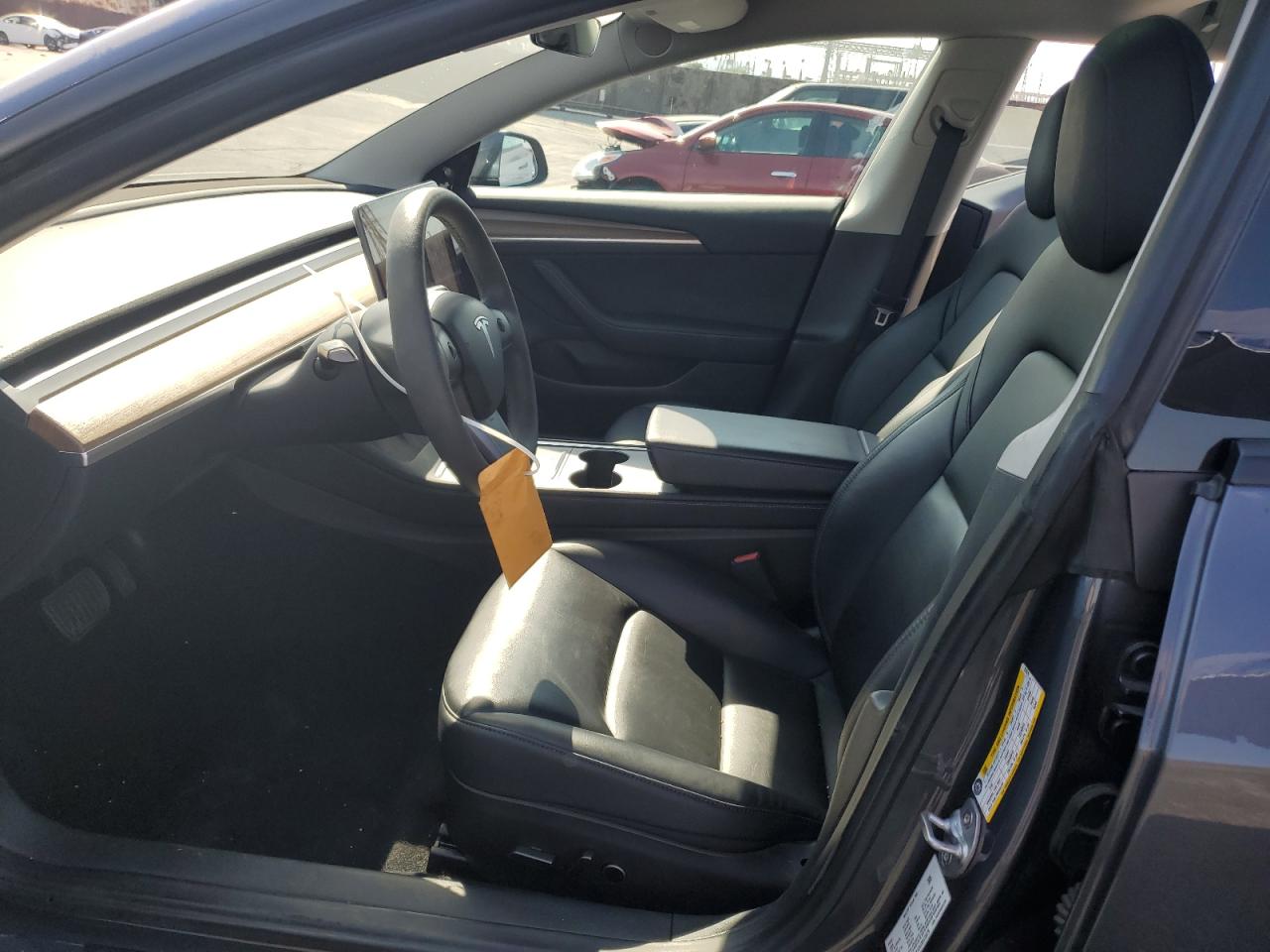 2022 Tesla Model 3 VIN 5YJ3E1EA1NF372879 Copart auction photo, front end / undercarriage damage thumbnail 7