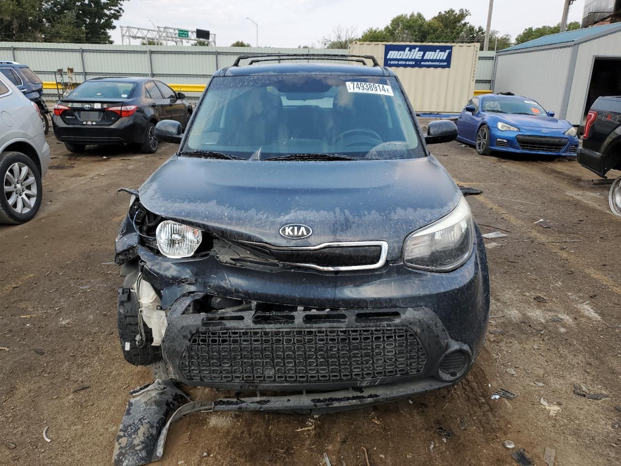 2015 KIA Soul VIN KNDJP3A53F7186516 Copart auction photo, front end damage thumbnail 5