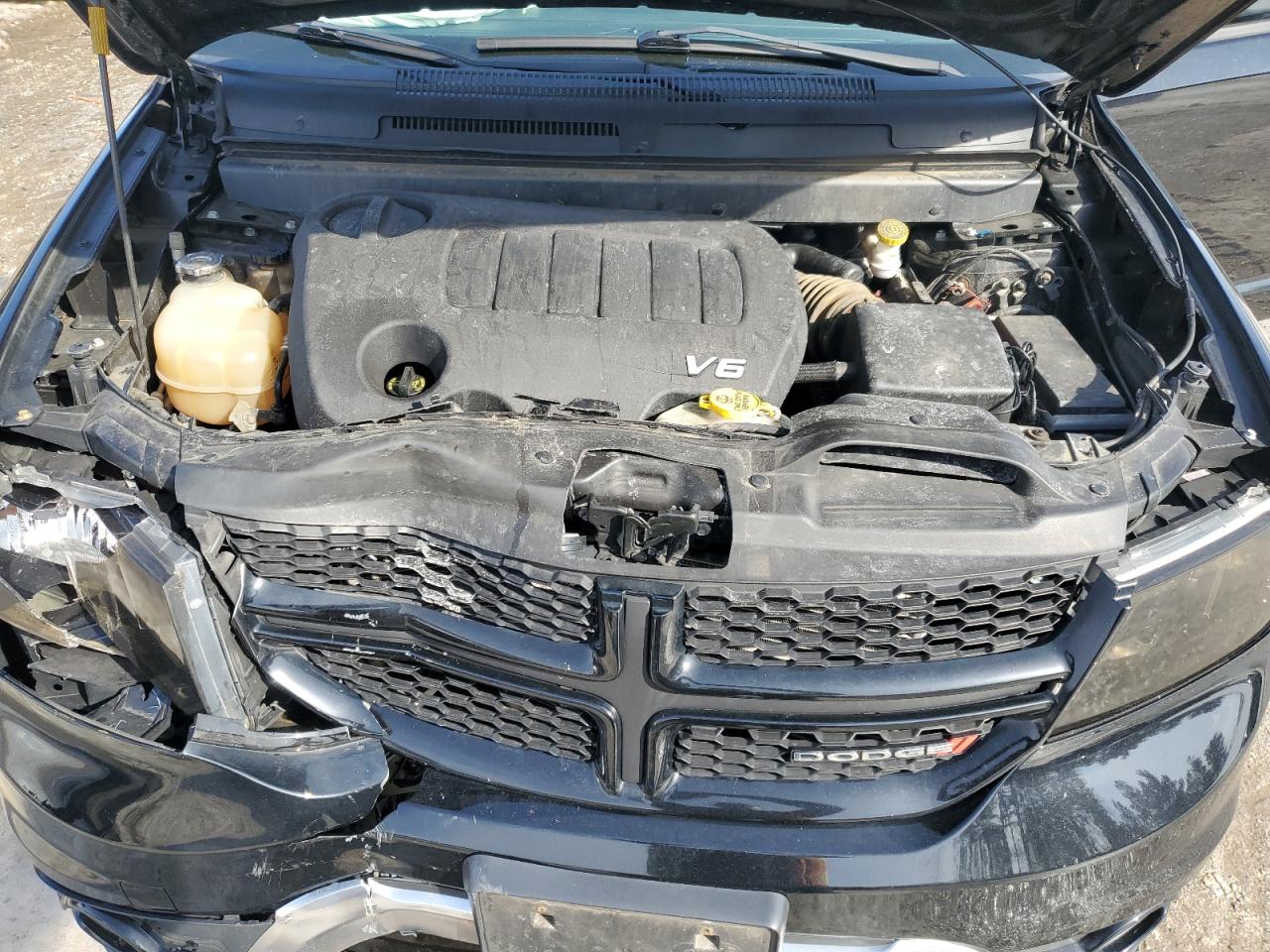 2018 Dodge Journey VIN 3C4PDDGG1JT387515 Copart auction photo, front end / undercarriage damage thumbnail 12