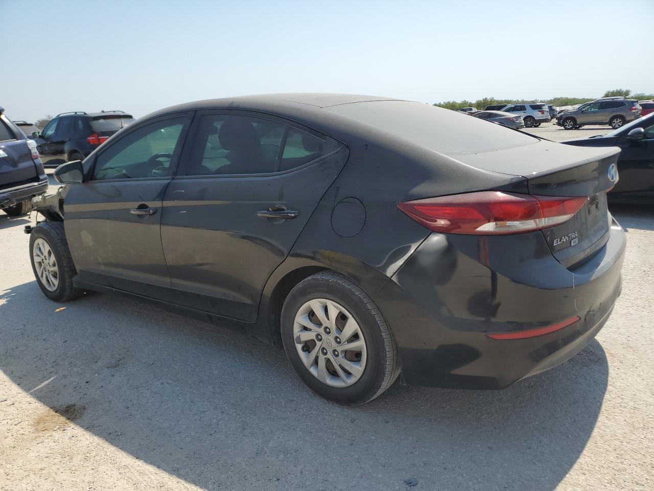 2018 Hyundai Elantra VIN KMHD74LF4JU586065 Copart auction photo, front end / minor dent/scratches damage thumbnail 2