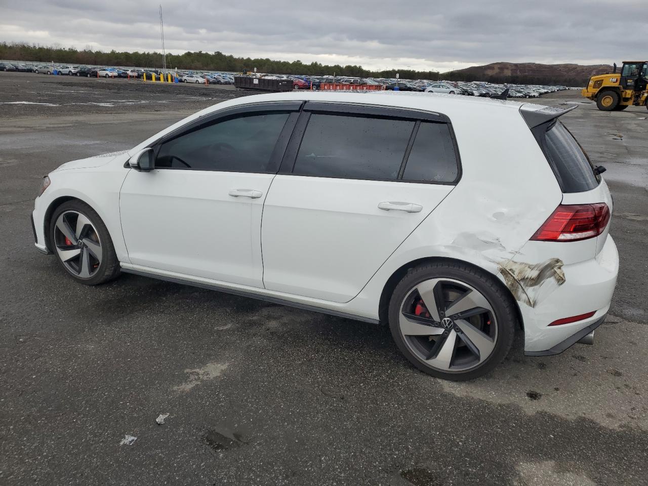 2020 Volkswagen GTI VIN 3VW6T7AU3LM008748 Copart auction photo, side / front end damage thumbnail 2