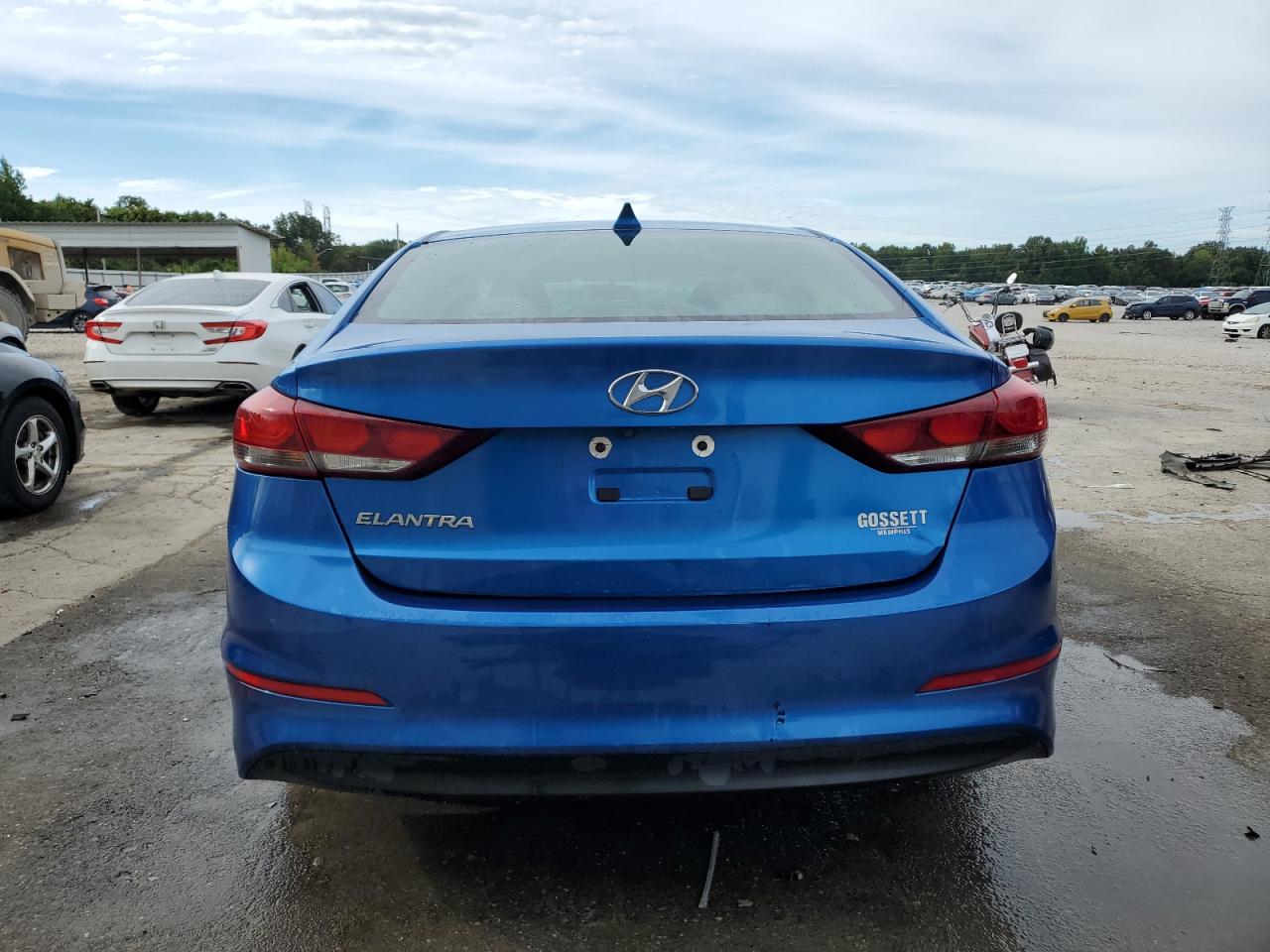2018 Hyundai Elantra VIN 5NPD84LF4JH285288 Copart auction photo, front end / rear end damage thumbnail 6