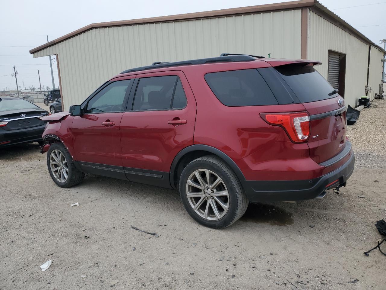 2018 Ford Explorer VIN 1FM5K7D80JGB54642 Copart auction photo, front end damage thumbnail 2