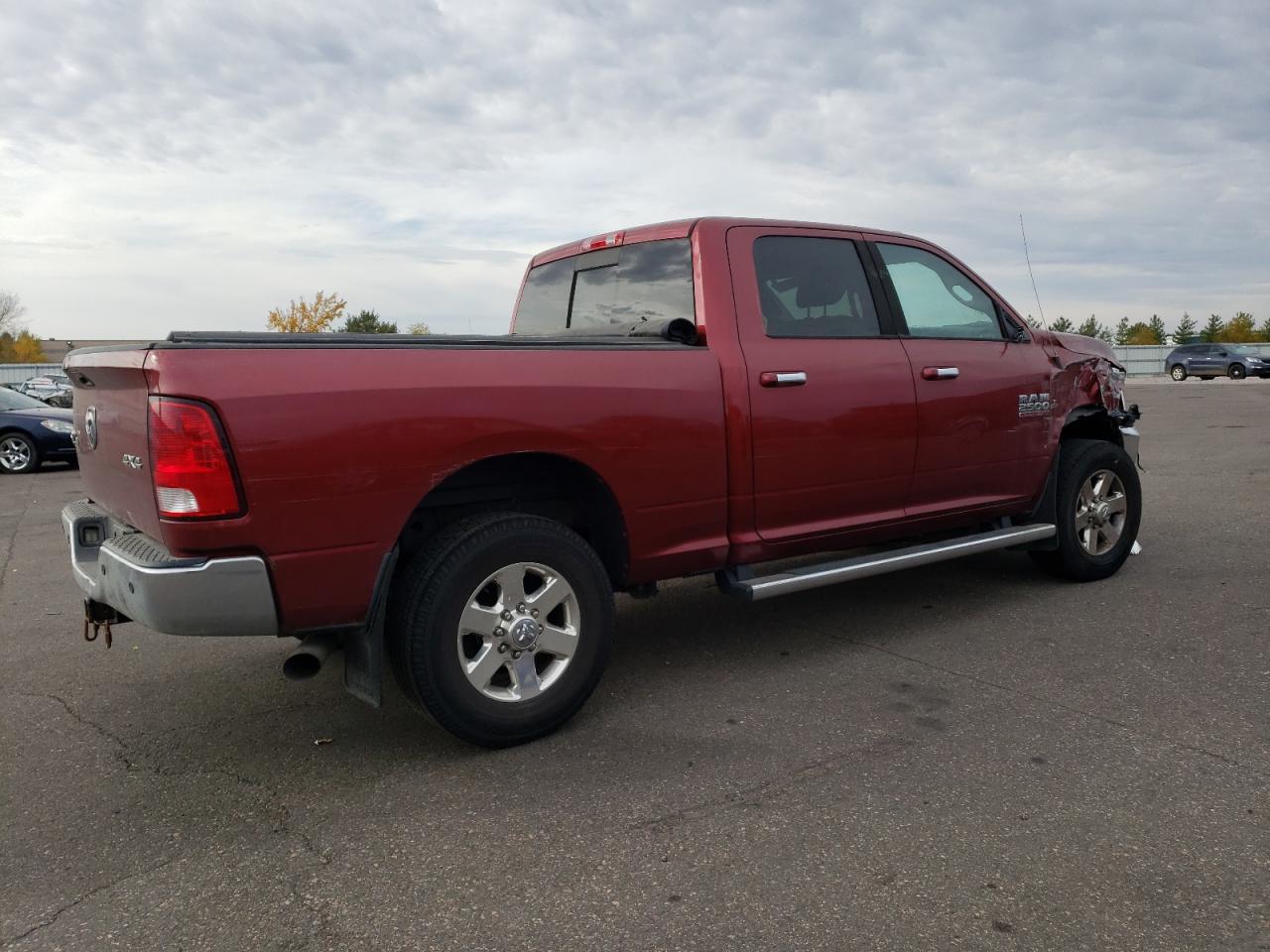 2015 RAM 2500 VIN 3C6UR5DL8FG610930 Copart auction photo, front end / rear end damage thumbnail 3