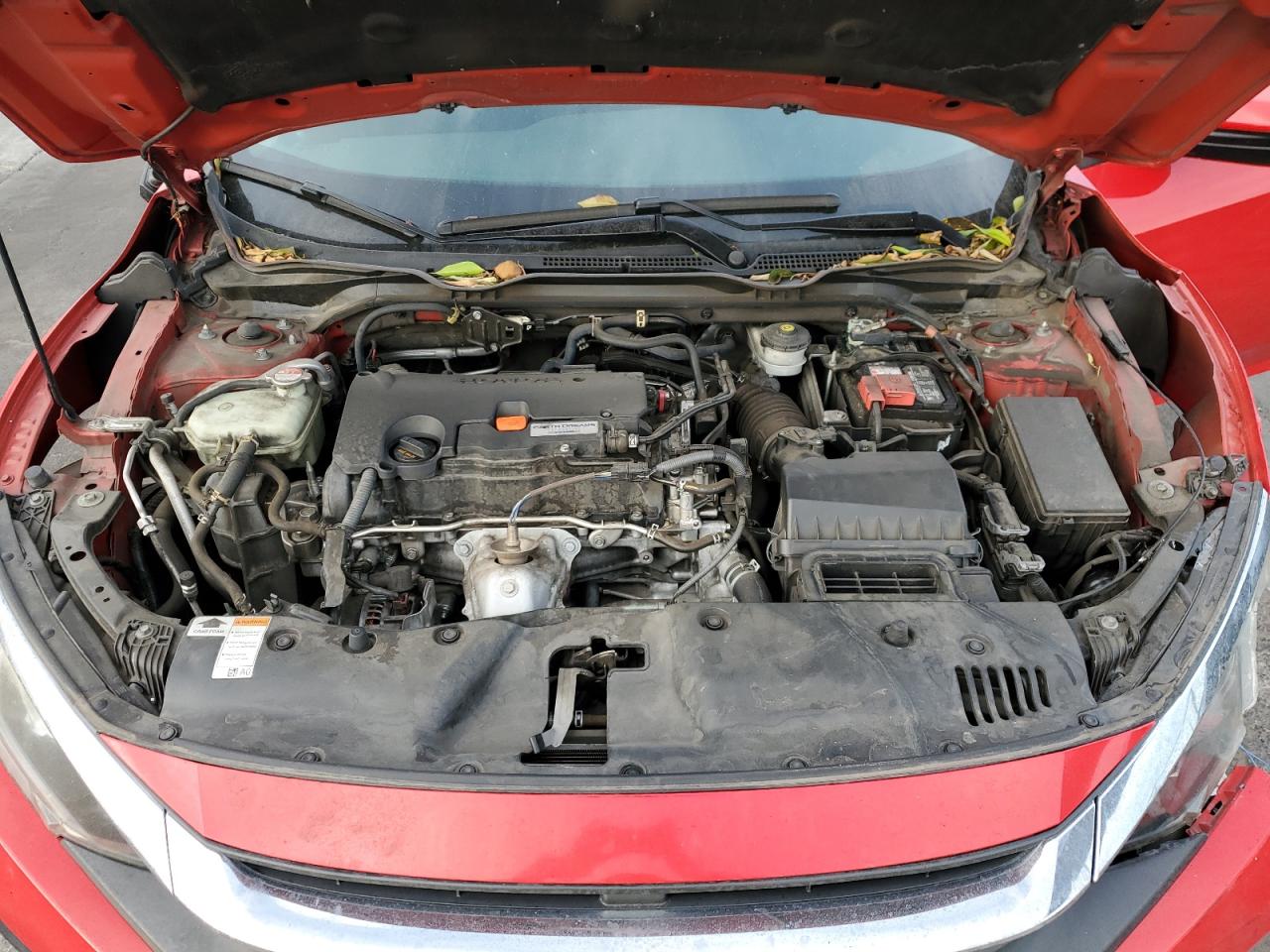 2018 Honda Civic VIN 2HGFC2F72JH611096 Copart auction photo, all over damage thumbnail 12