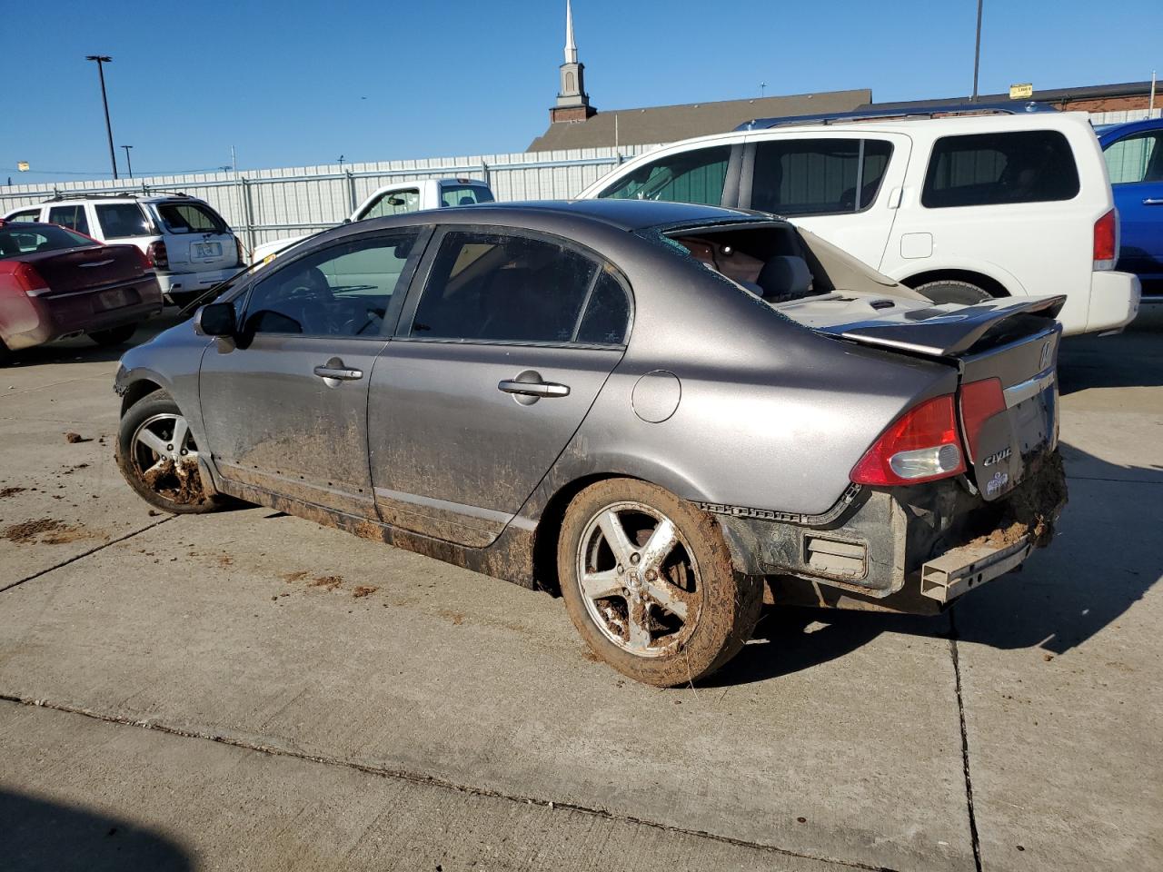 2011 Honda Civic VIN 2HGFA1F58BH508023 Copart auction photo, all over damage thumbnail 2