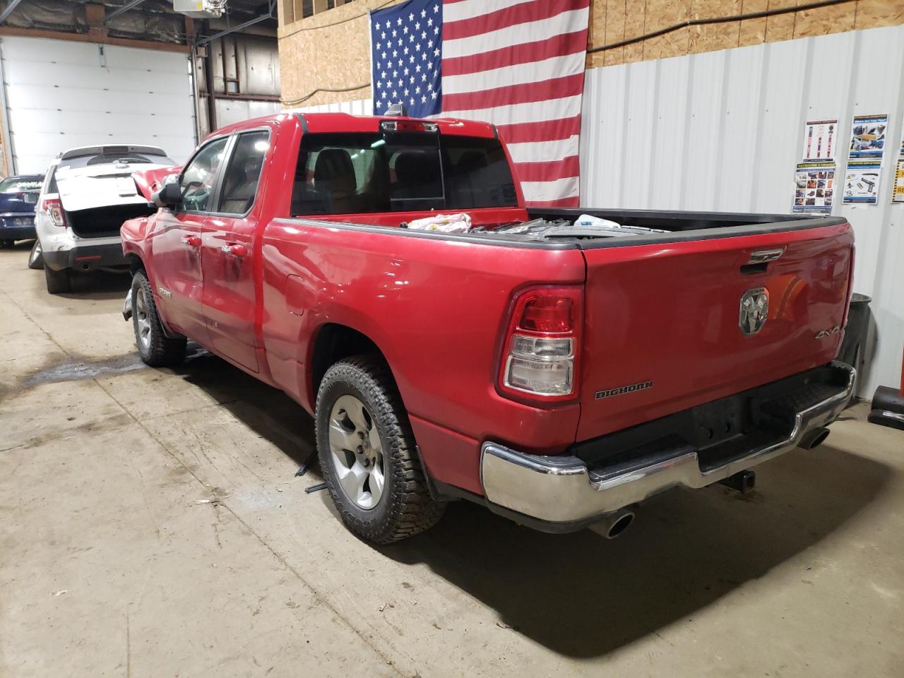 2019 RAM 1500 VIN 1C6SRFBT5KN833265 Copart auction photo, front end damage thumbnail 2