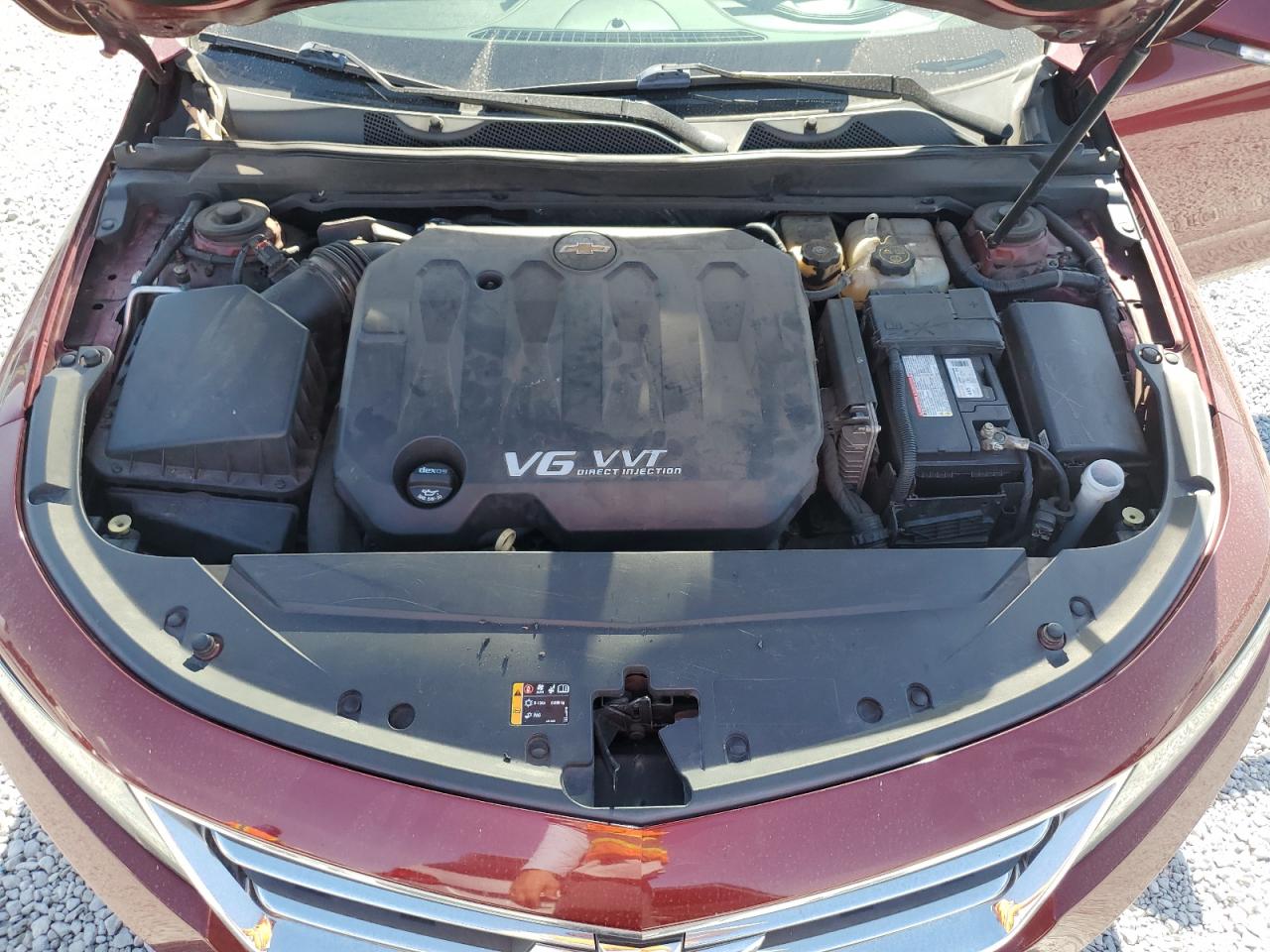 2016 Chevrolet Impala VIN 2G1115S34G9152555 Copart auction photo, side / front end damage thumbnail 12