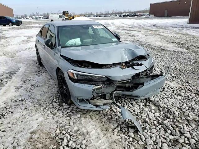2022 Honda Civic VIN 2HGFE2F50NH500383 Copart auction photo, front end / top/roof damage thumbnail 10